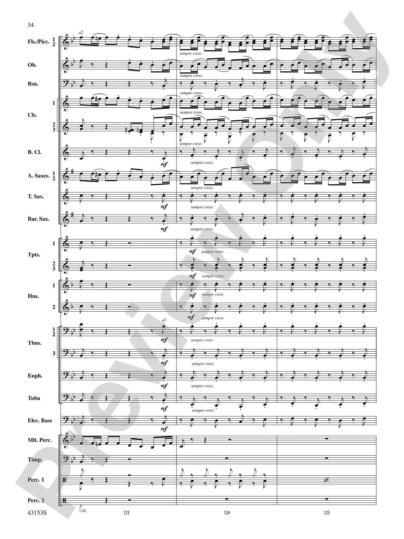 A Mad Russian's Christmas: Concert Band Conductor Score & Parts