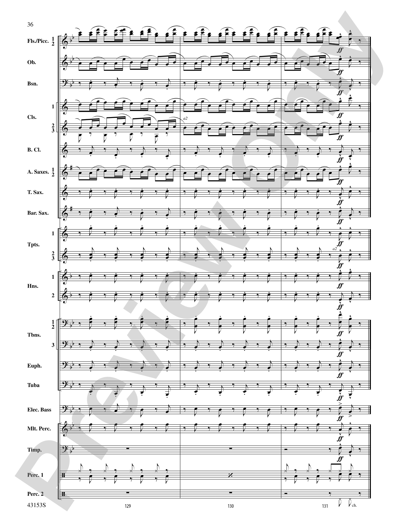 A Mad Russian's Christmas: Concert Band Conductor Score & Parts