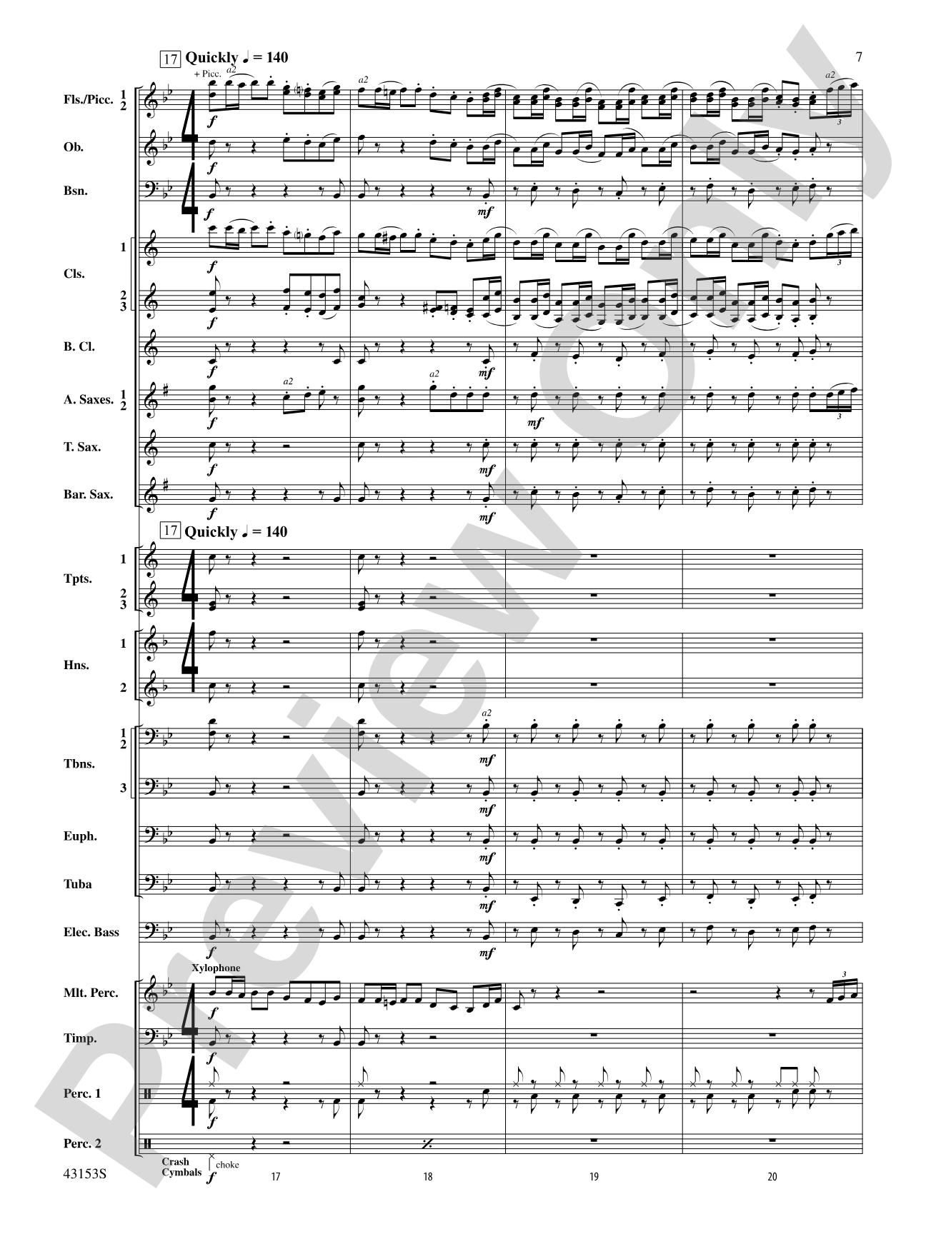 A Mad Russian's Christmas: Concert Band Conductor Score & Parts