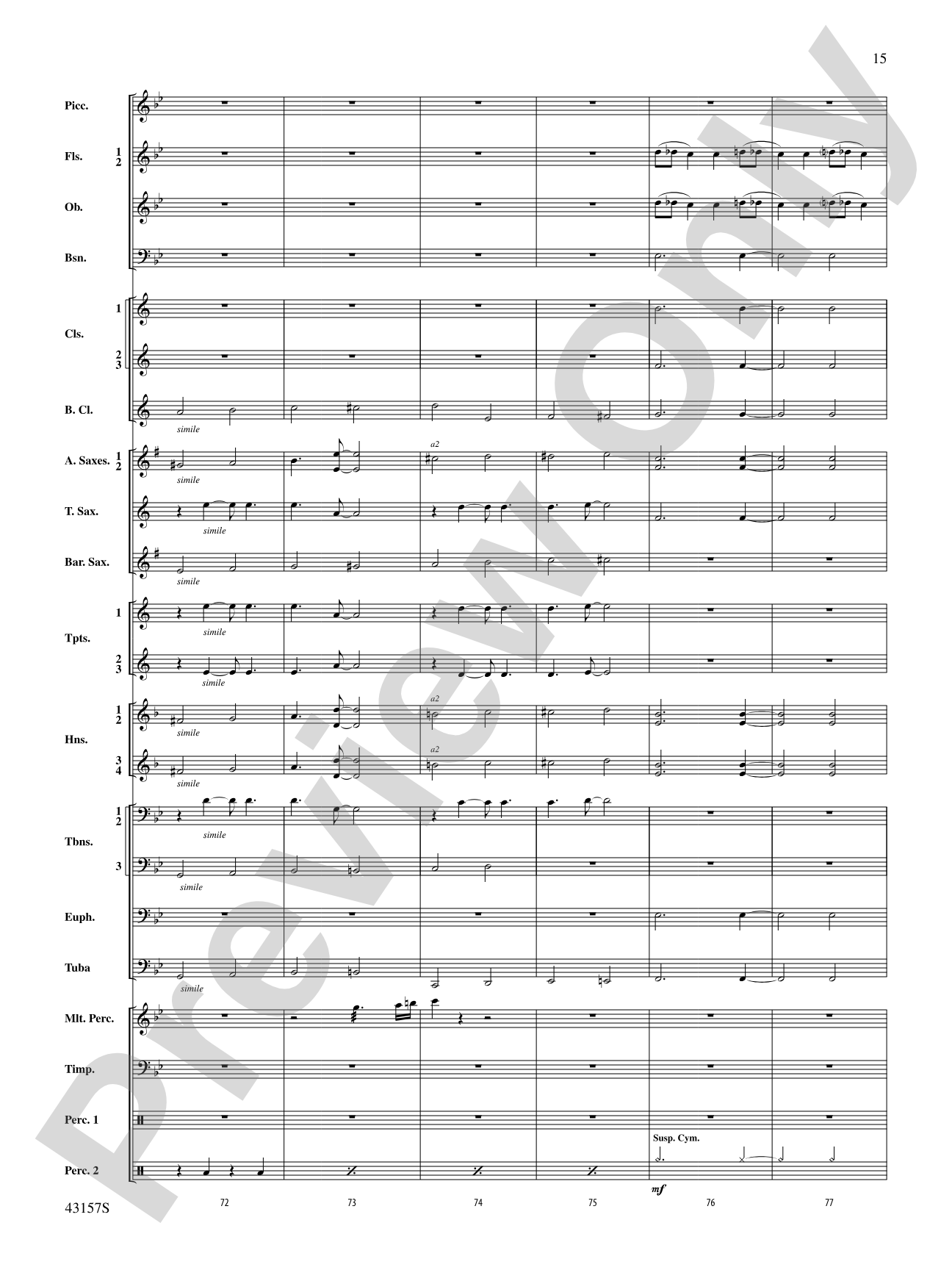 Gershwin by George!: Concert Band Conductor Score & Parts