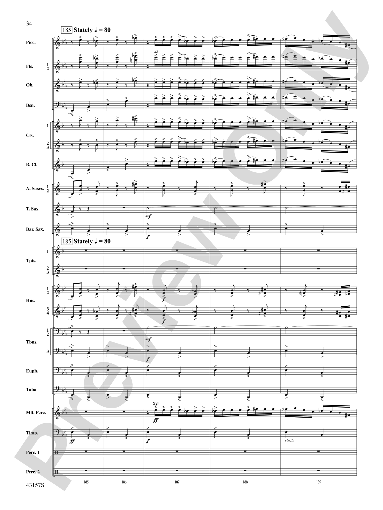 Gershwin by George!: Concert Band Conductor Score & Parts