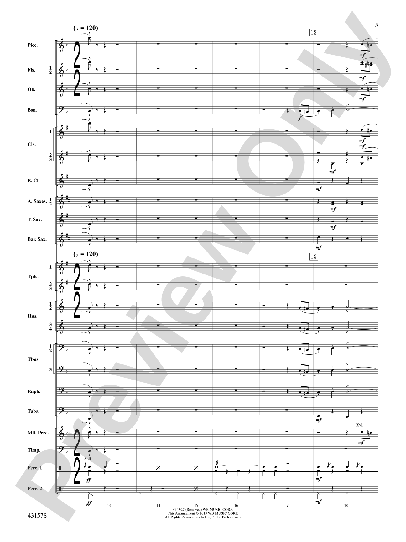 Gershwin by George!: Concert Band Conductor Score & Parts