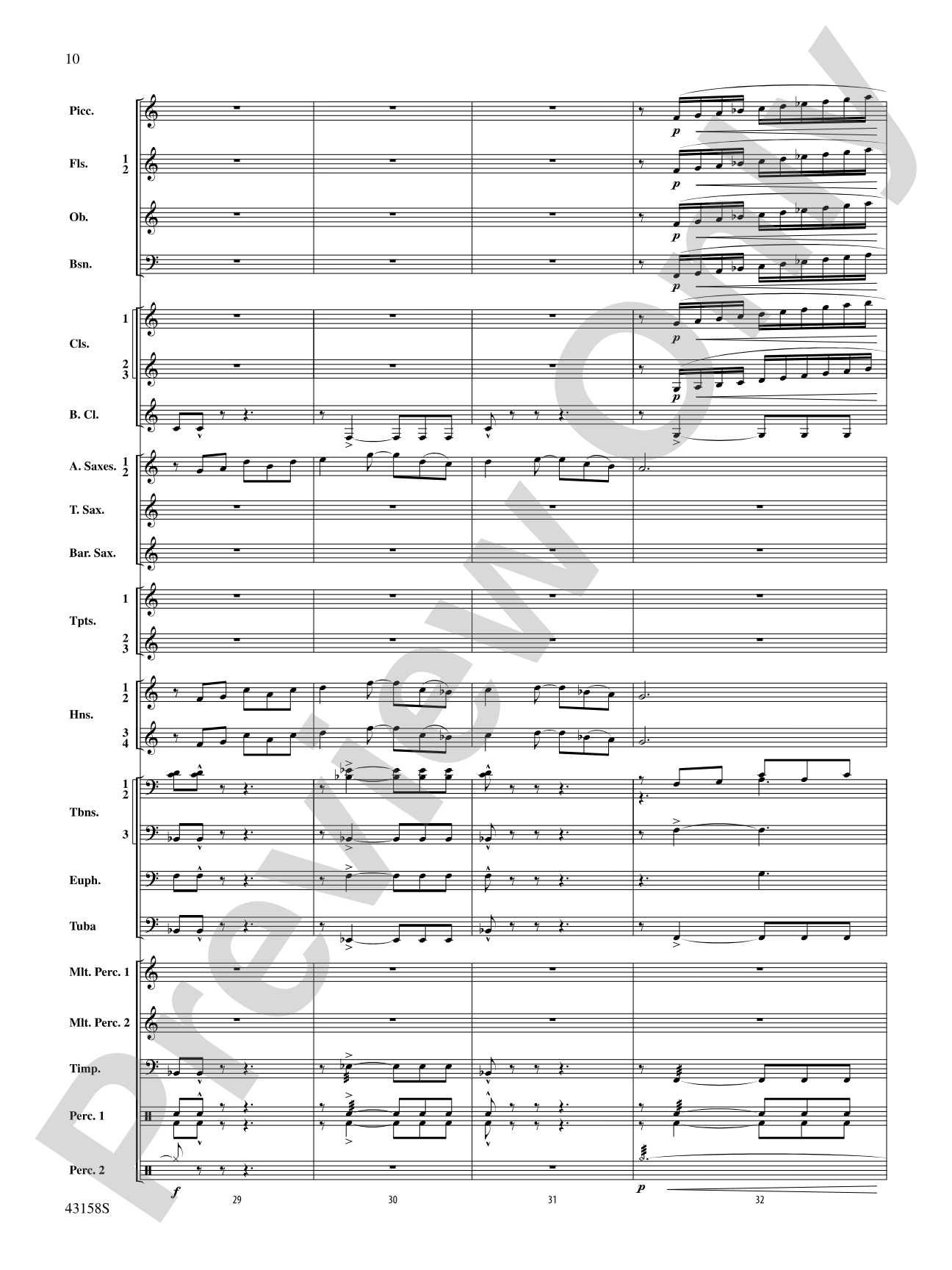 On the Third Day: Concert Band Conductor Score & Parts