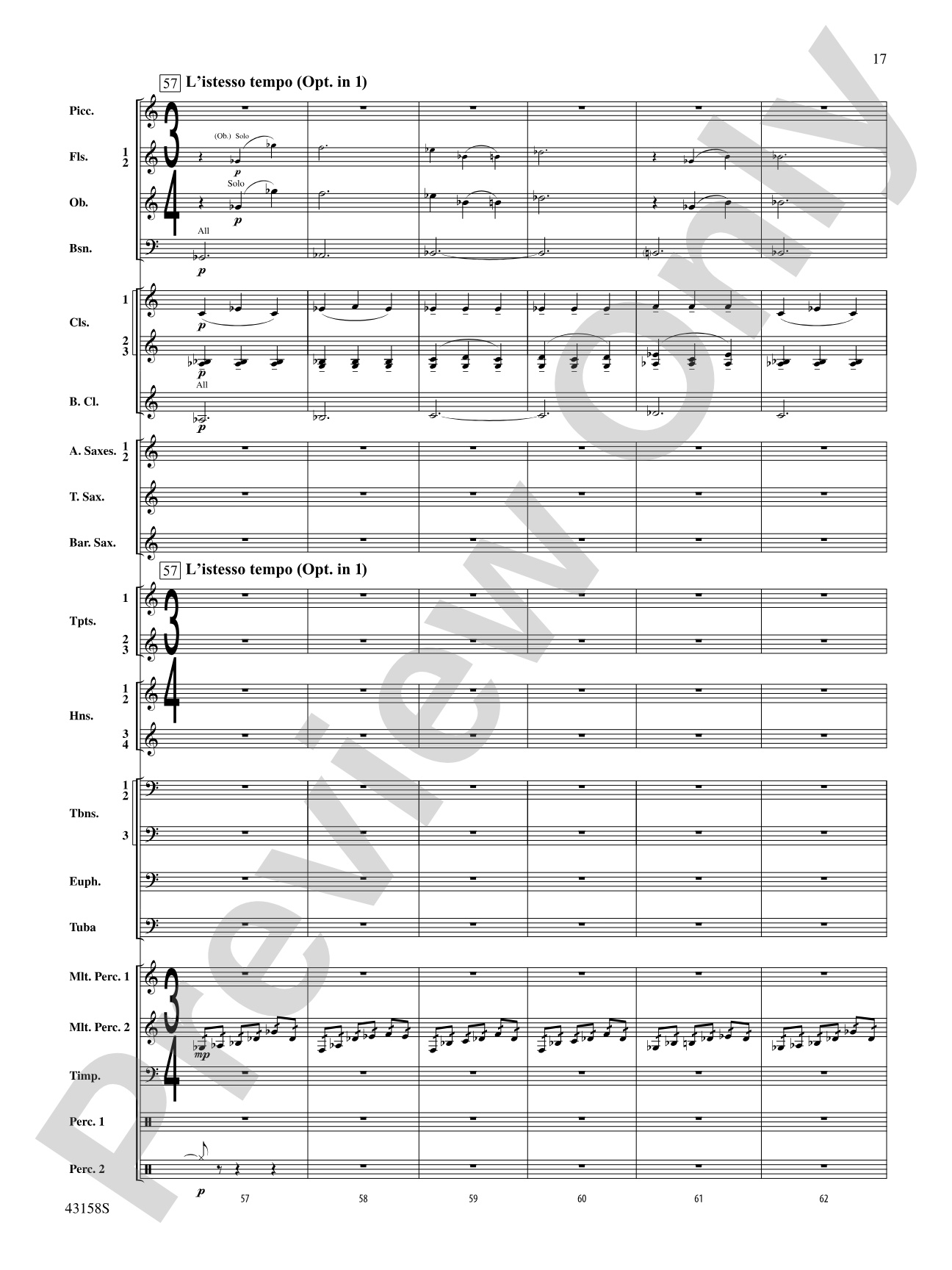 On the Third Day: Concert Band Conductor Score & Parts