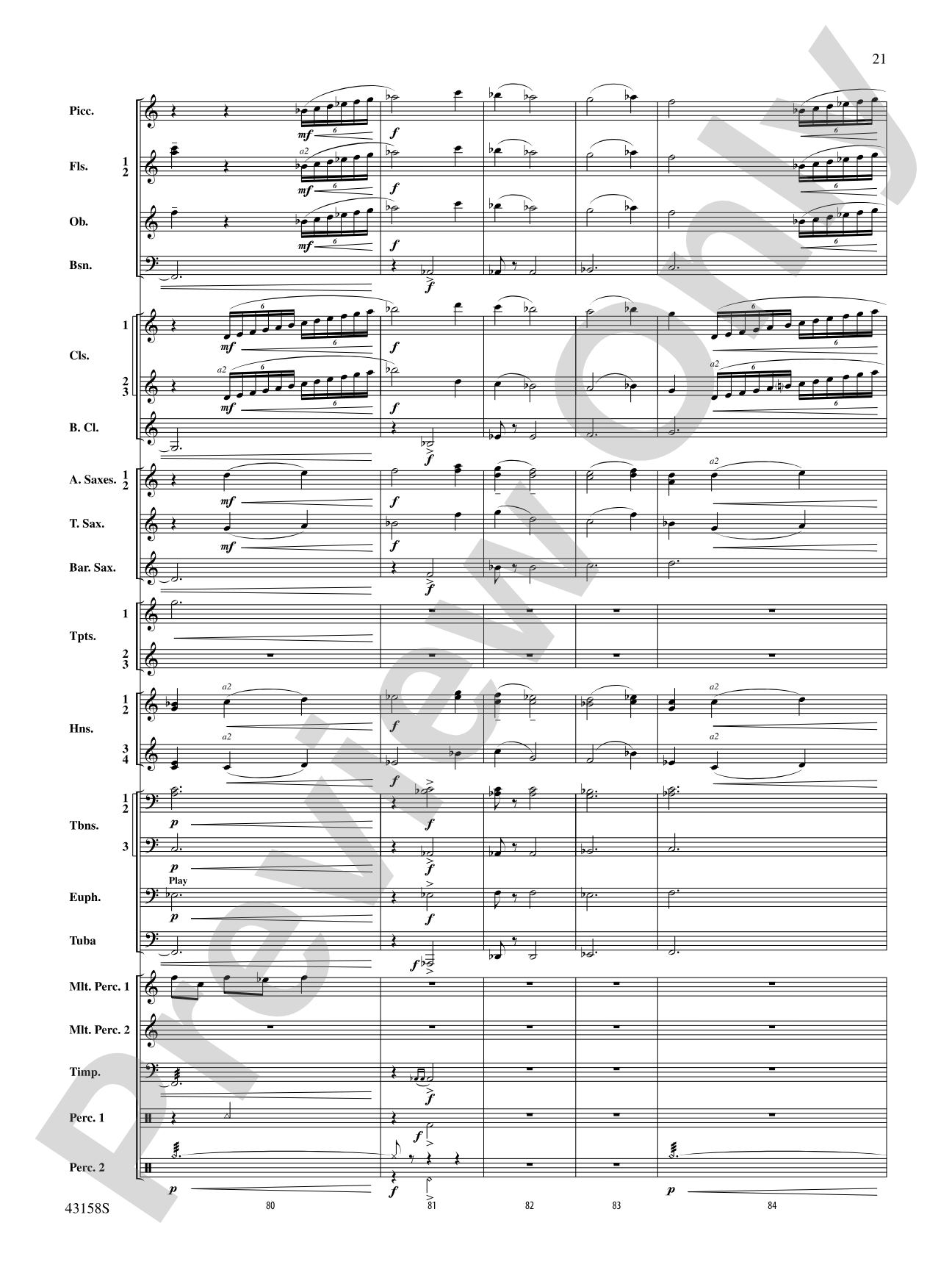 On the Third Day: Concert Band Conductor Score & Parts