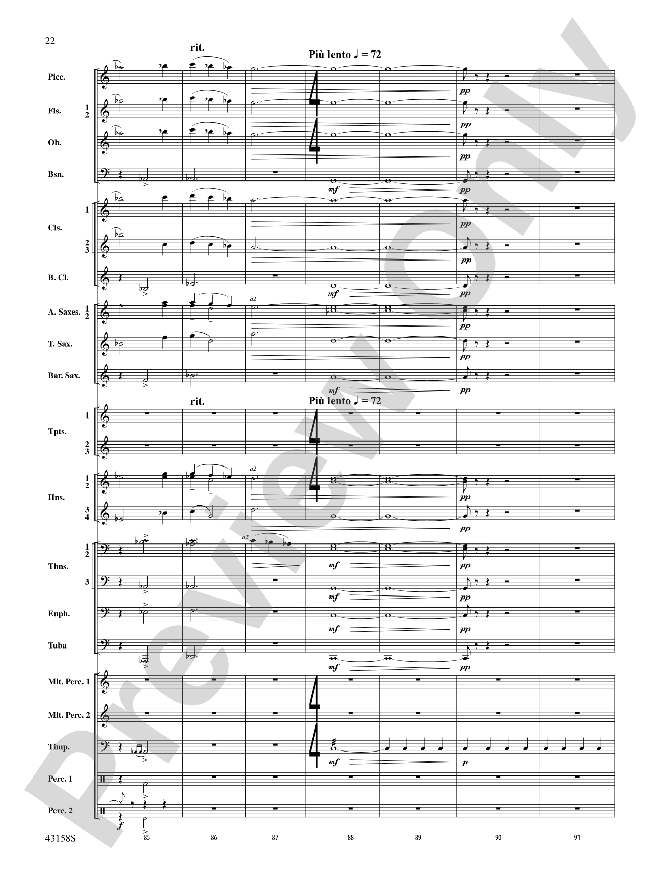 On the Third Day: Concert Band Conductor Score & Parts