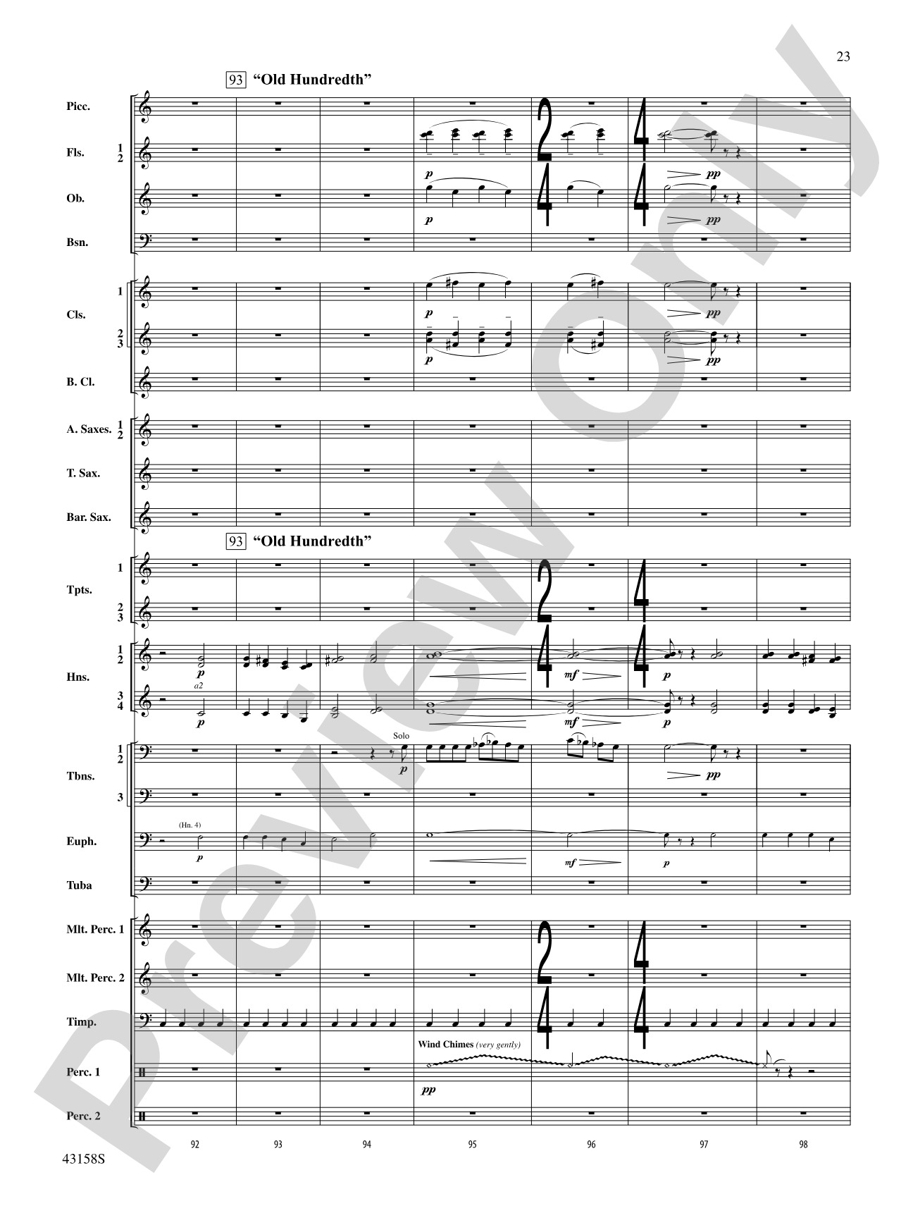 On the Third Day: Concert Band Conductor Score & Parts