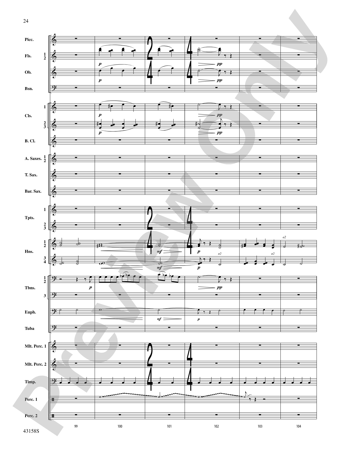 On the Third Day: Concert Band Conductor Score & Parts