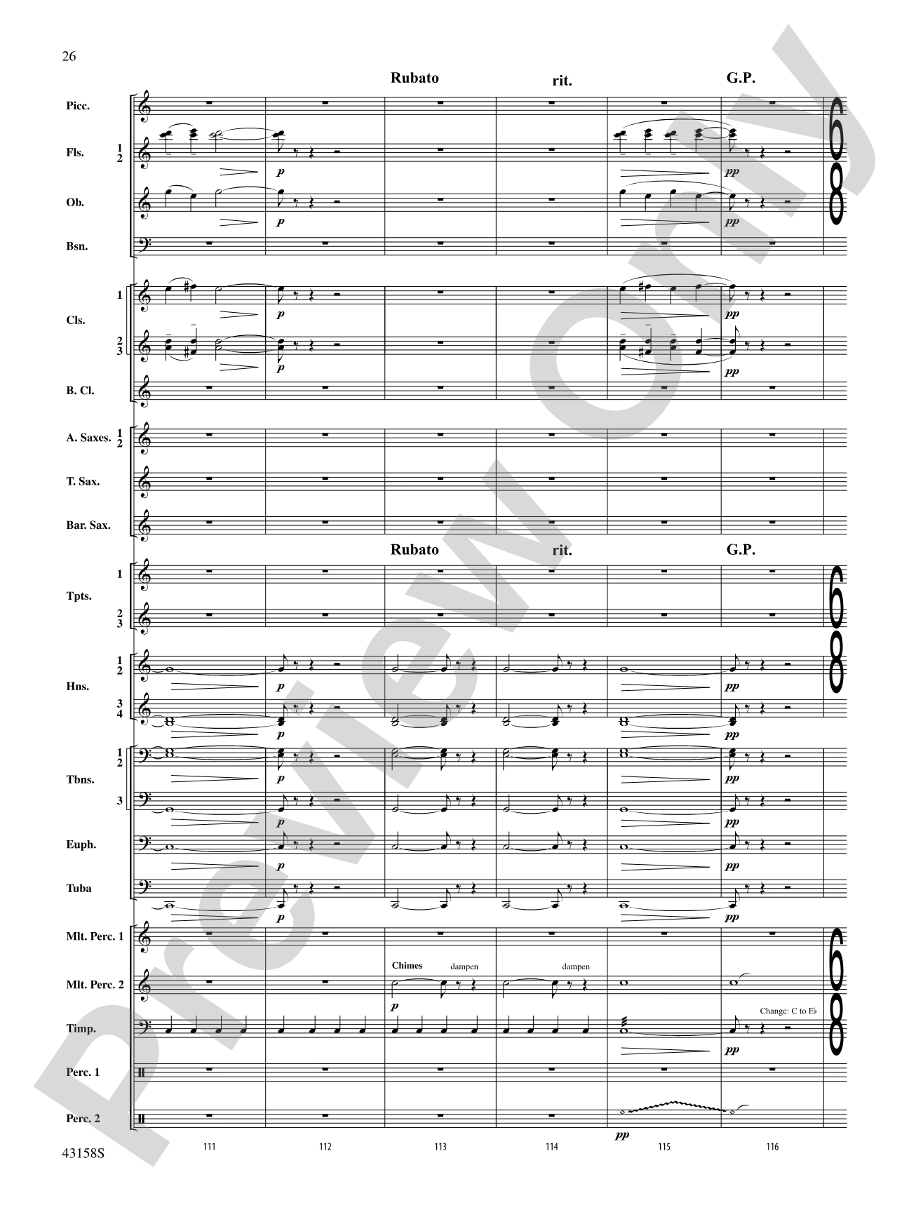 On the Third Day: Concert Band Conductor Score & Parts