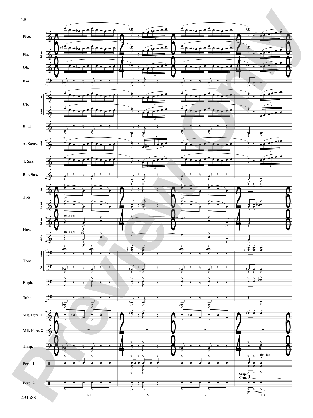 On the Third Day: Concert Band Conductor Score & Parts