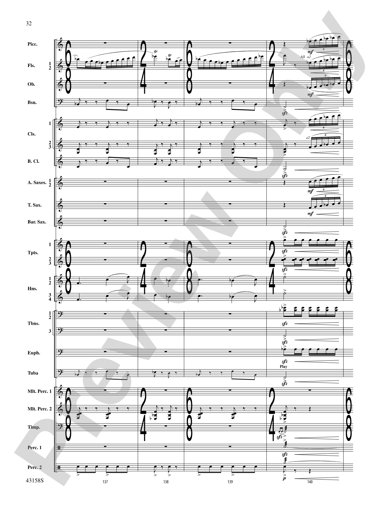 On the Third Day: Concert Band Conductor Score & Parts