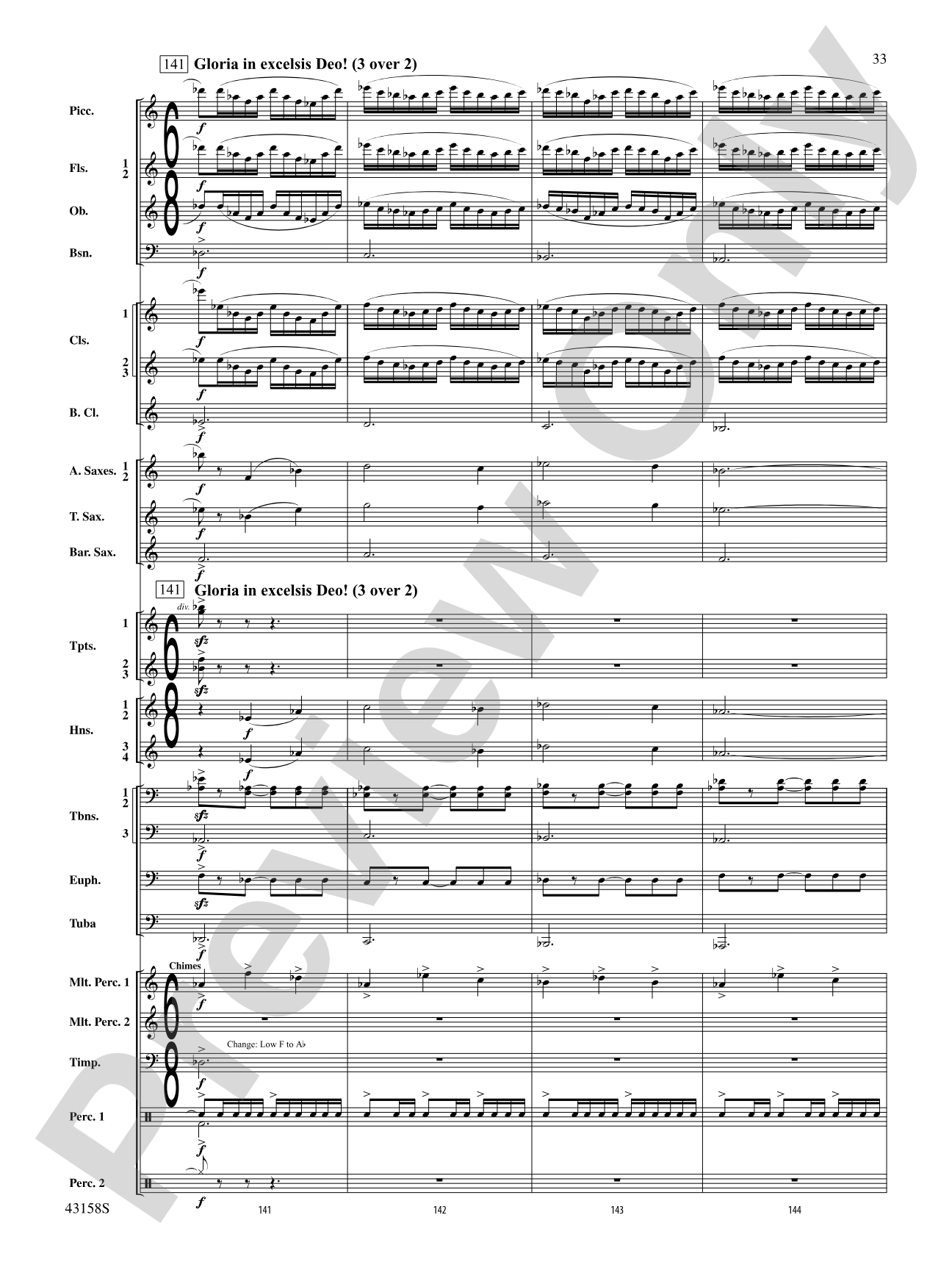 On the Third Day: Concert Band Conductor Score & Parts