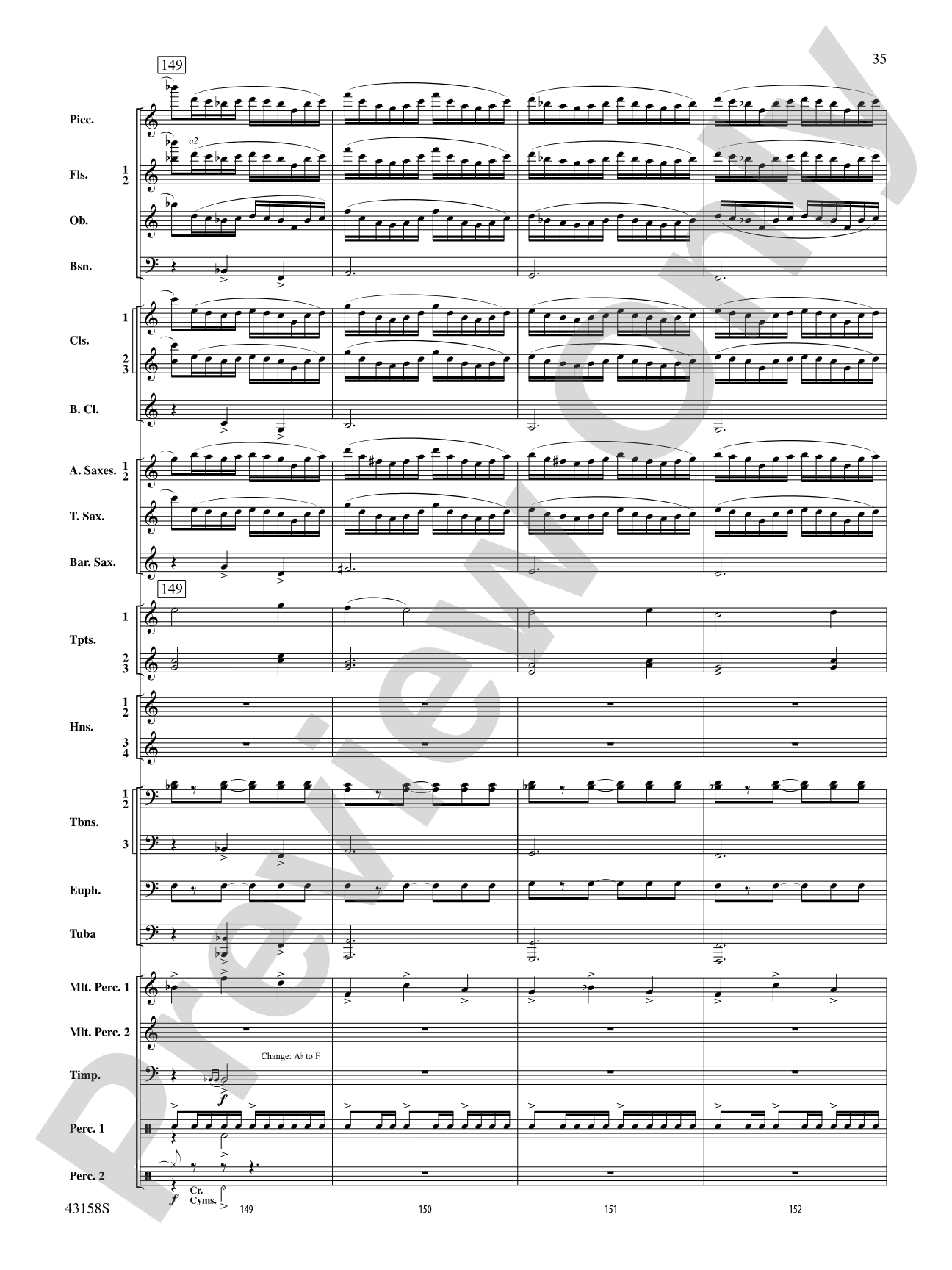 On the Third Day: Concert Band Conductor Score & Parts
