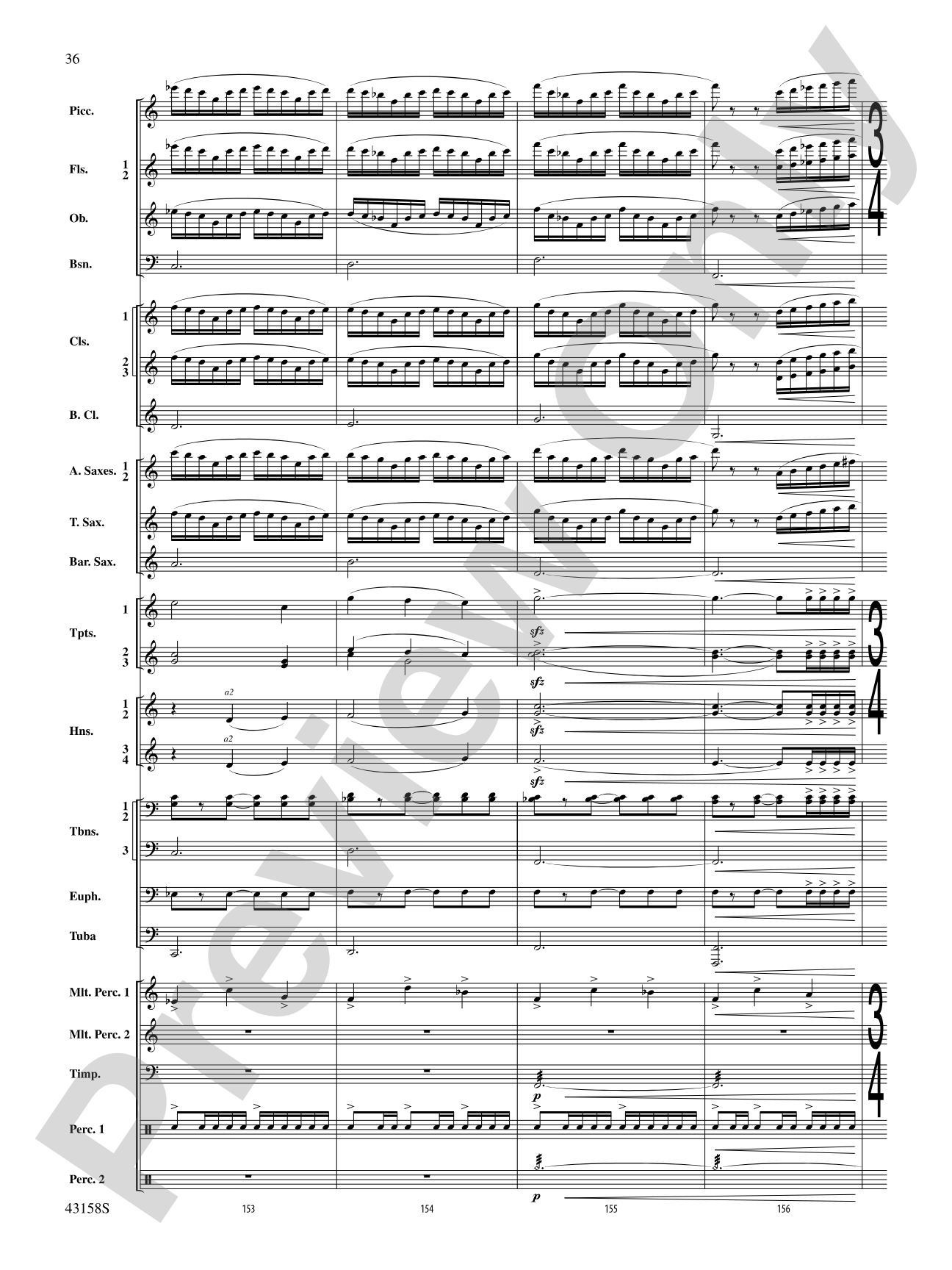 On the Third Day: Concert Band Conductor Score & Parts