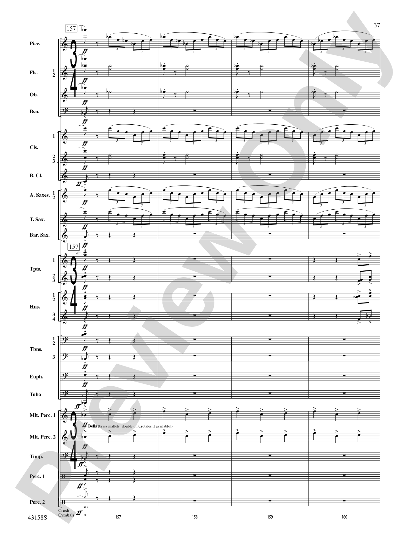 On the Third Day: Concert Band Conductor Score & Parts