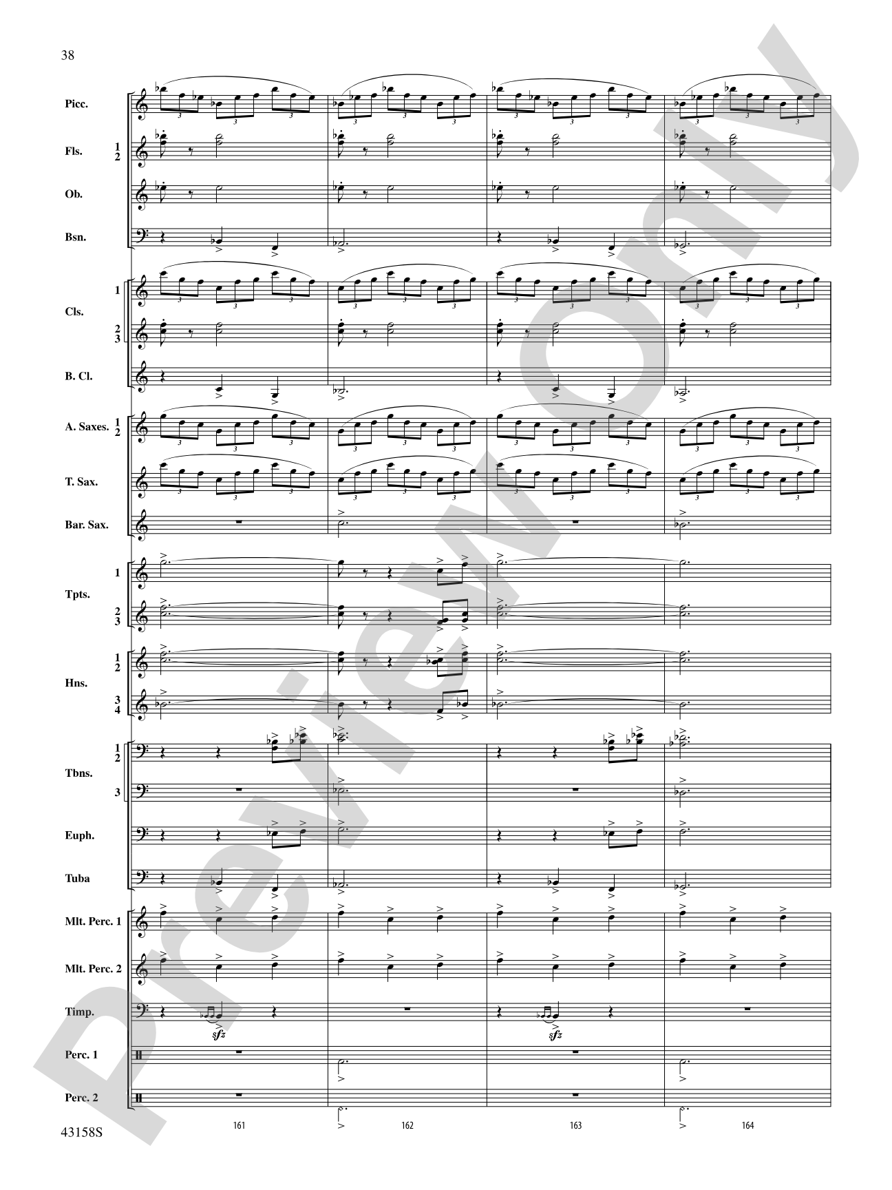 On the Third Day: Concert Band Conductor Score & Parts