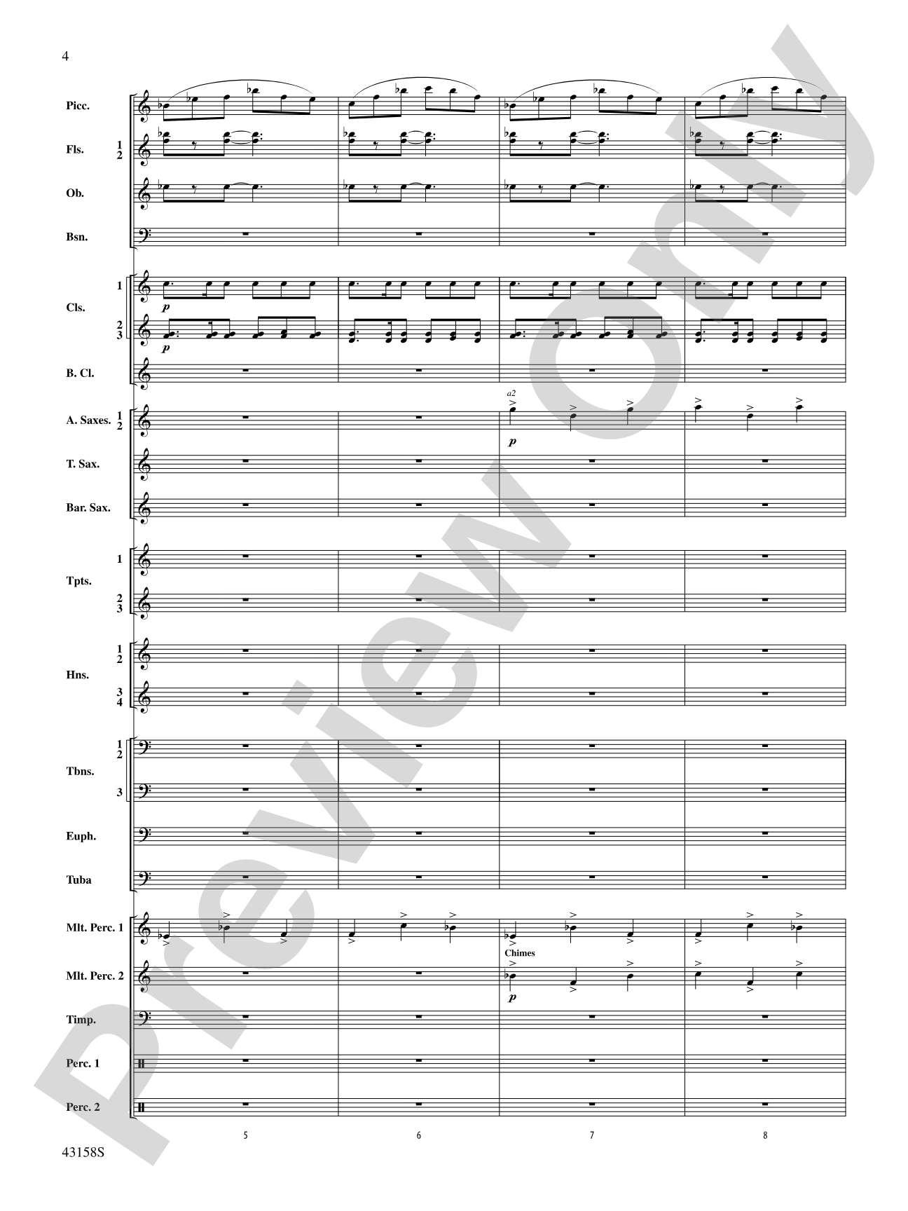 On the Third Day: Concert Band Conductor Score & Parts