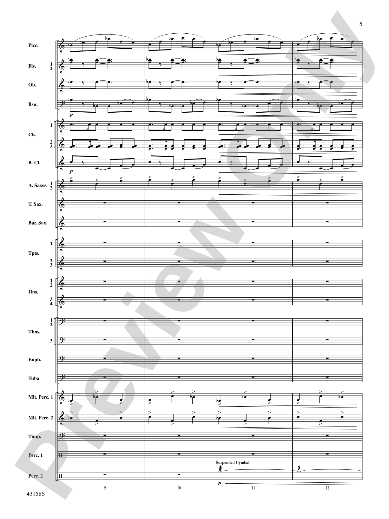 On the Third Day: Concert Band Conductor Score & Parts