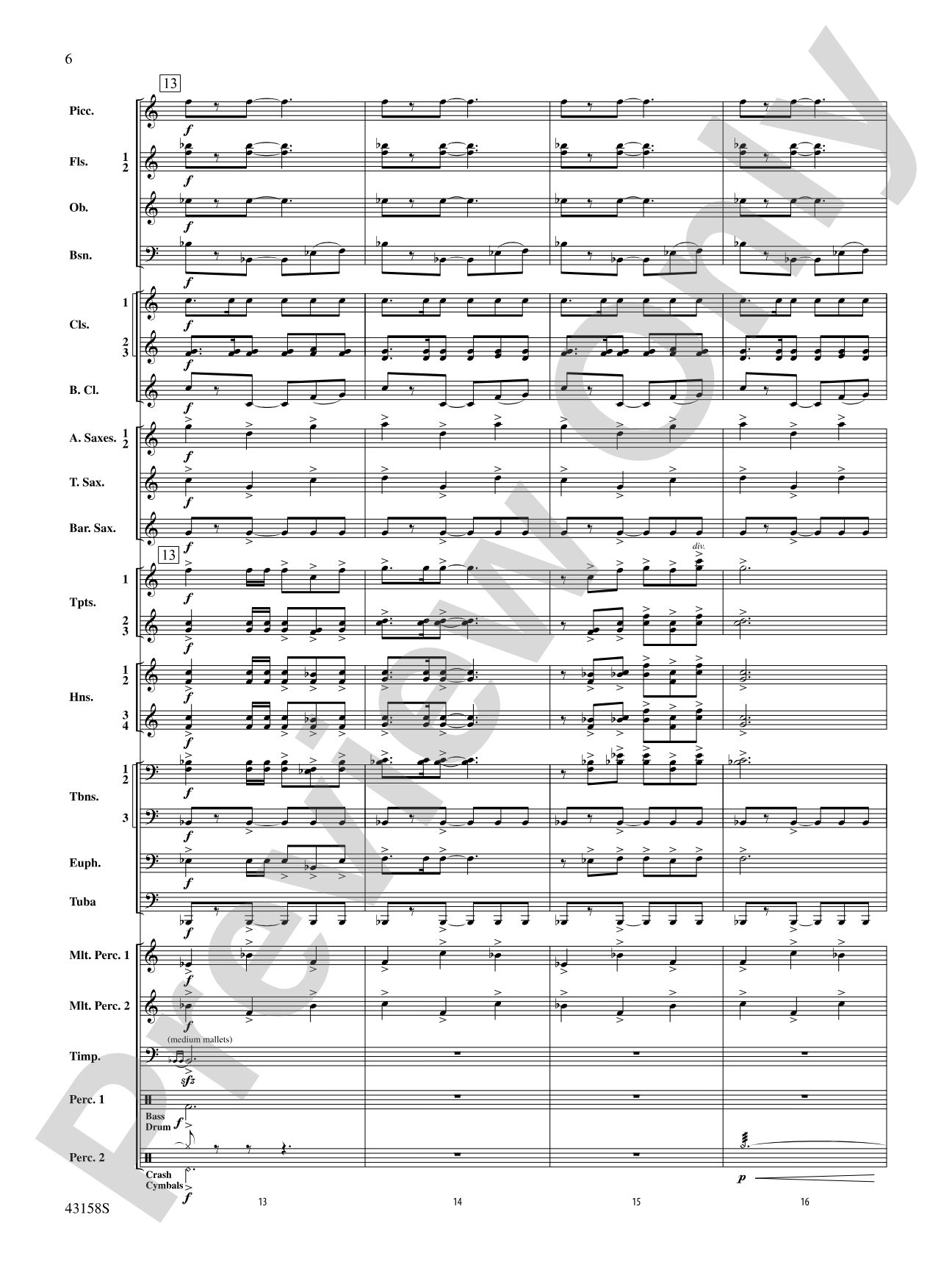 On the Third Day: Concert Band Conductor Score & Parts