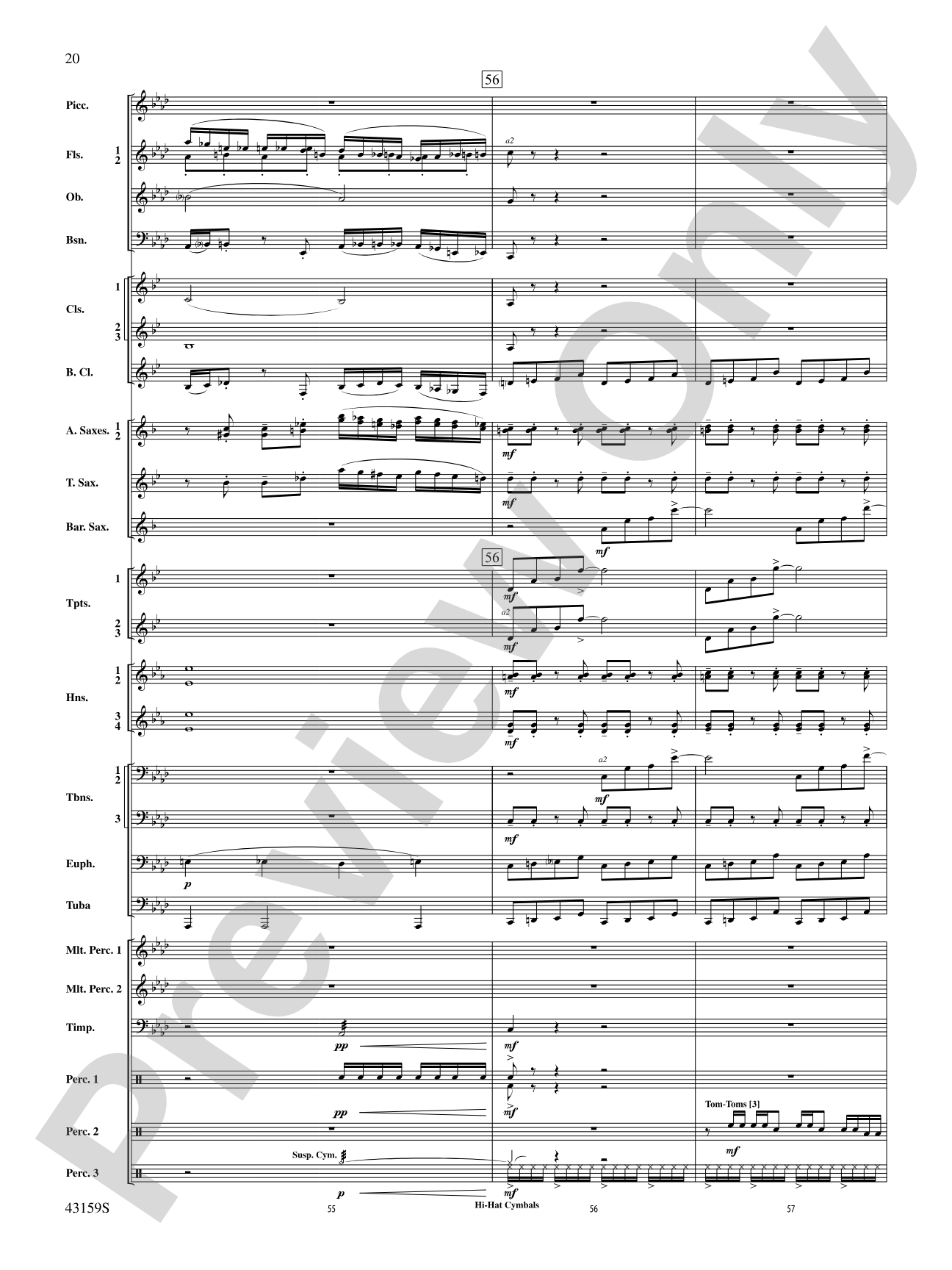 Panopticon Rising: Concert Band Conductor Score & Parts
