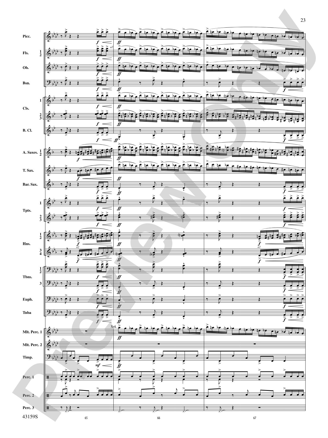 Panopticon Rising: Concert Band Conductor Score & Parts