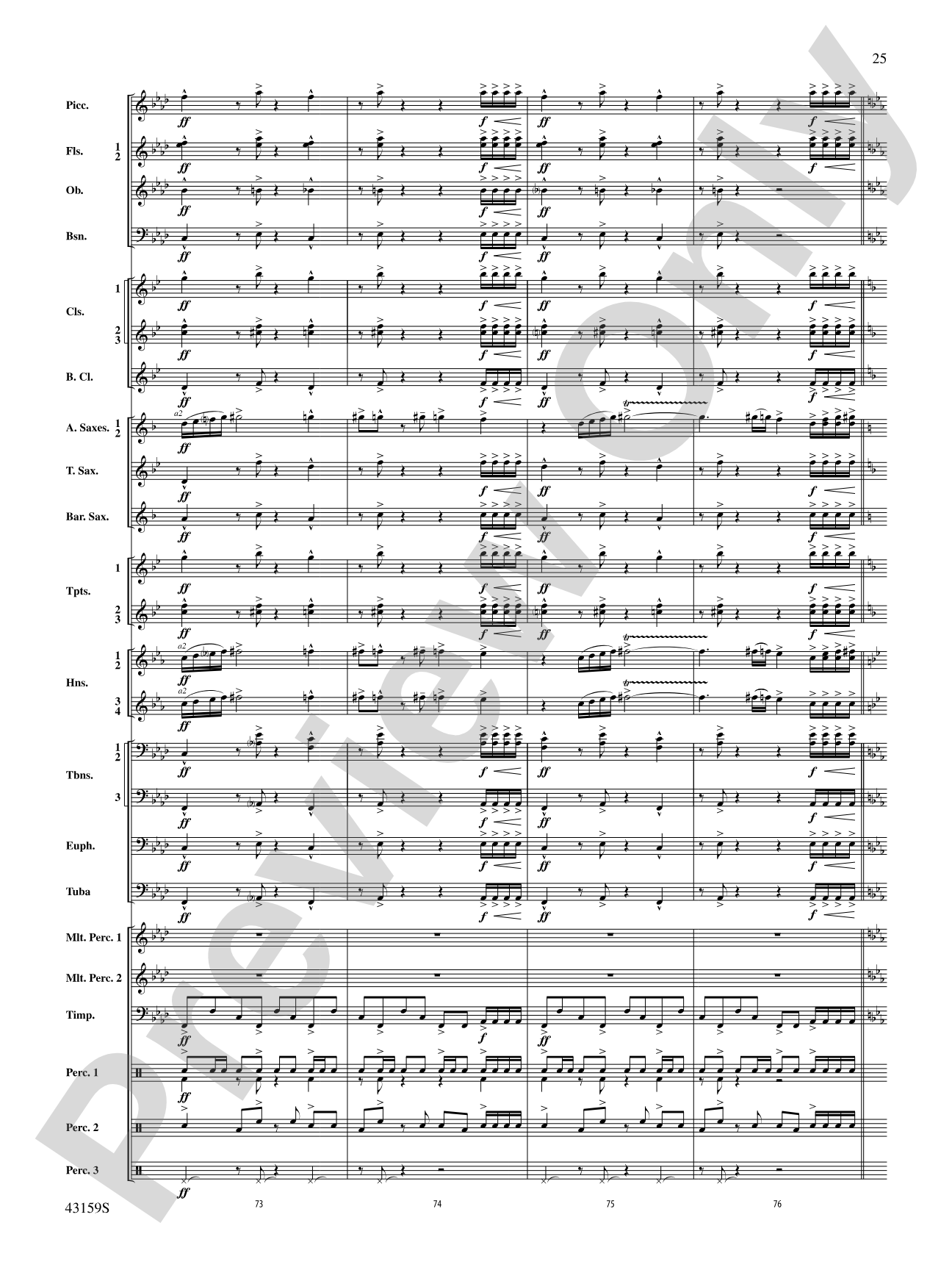 Panopticon Rising: Concert Band Conductor Score & Parts