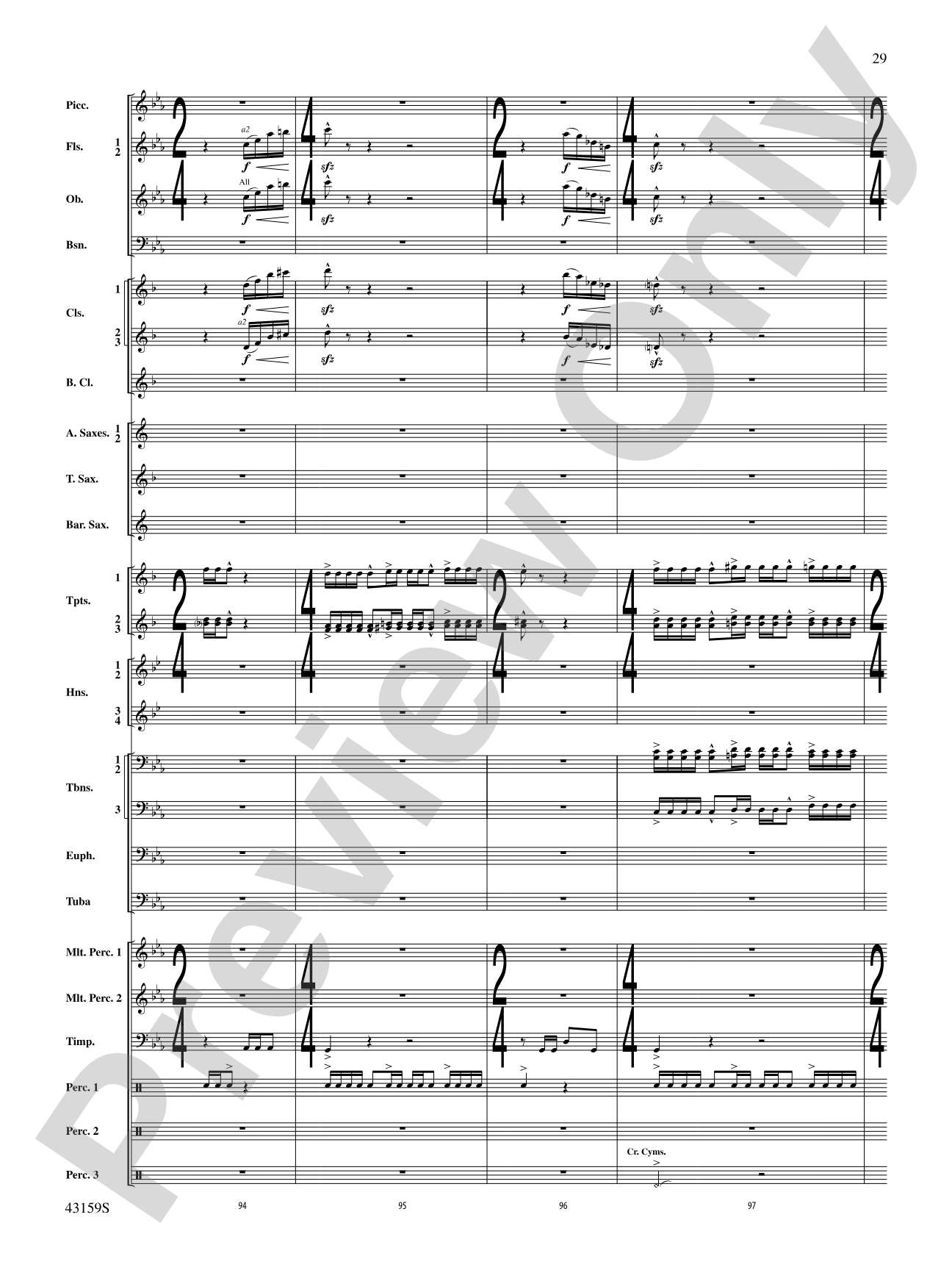 Panopticon Rising: Concert Band Conductor Score & Parts