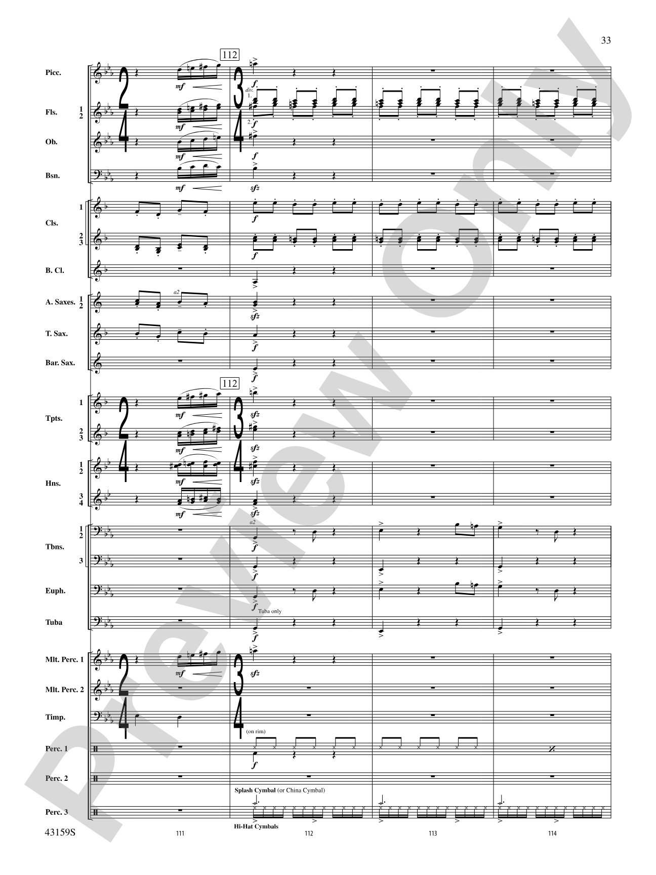 Panopticon Rising: Concert Band Conductor Score & Parts