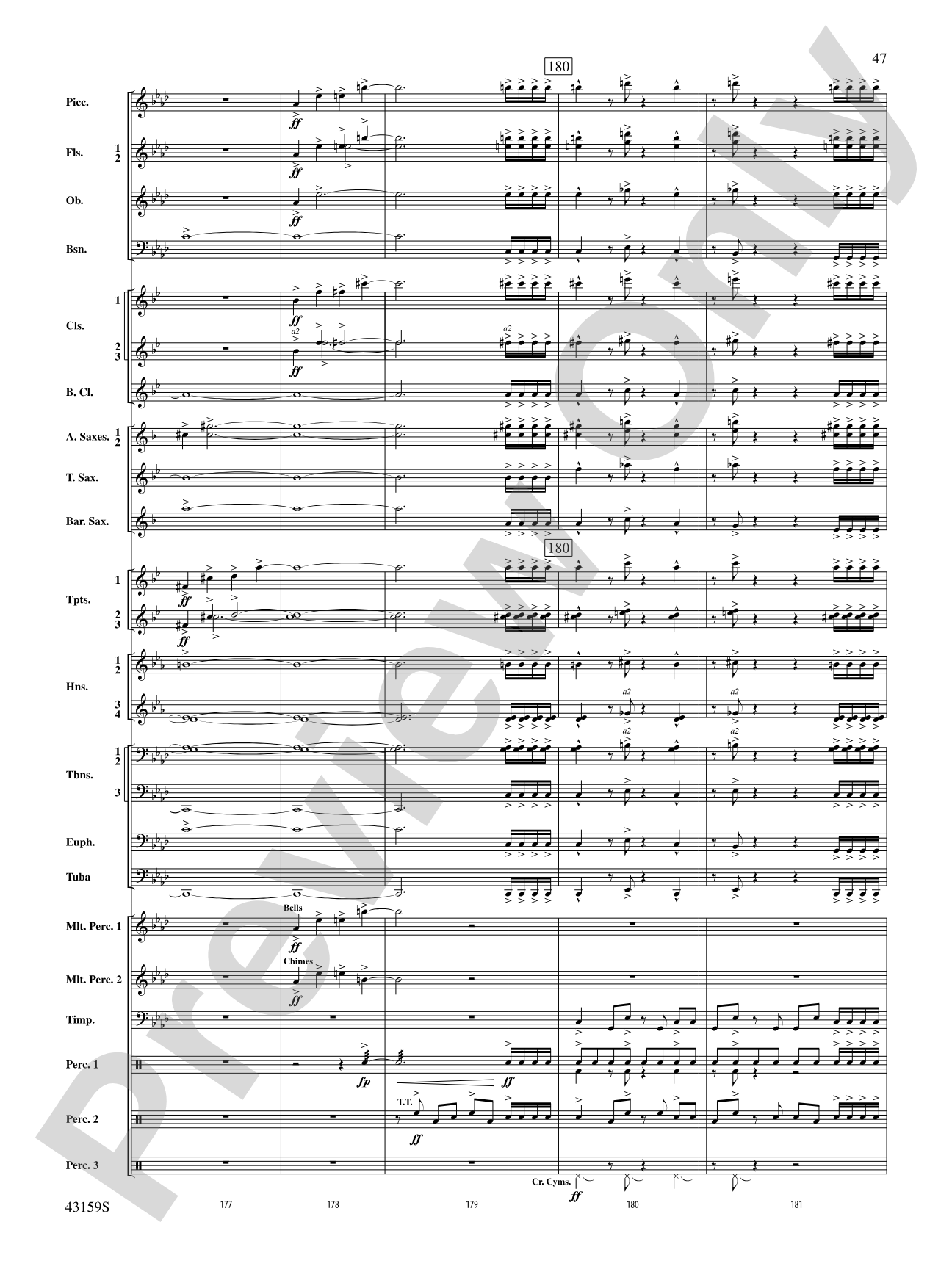 Panopticon Rising: Concert Band Conductor Score & Parts