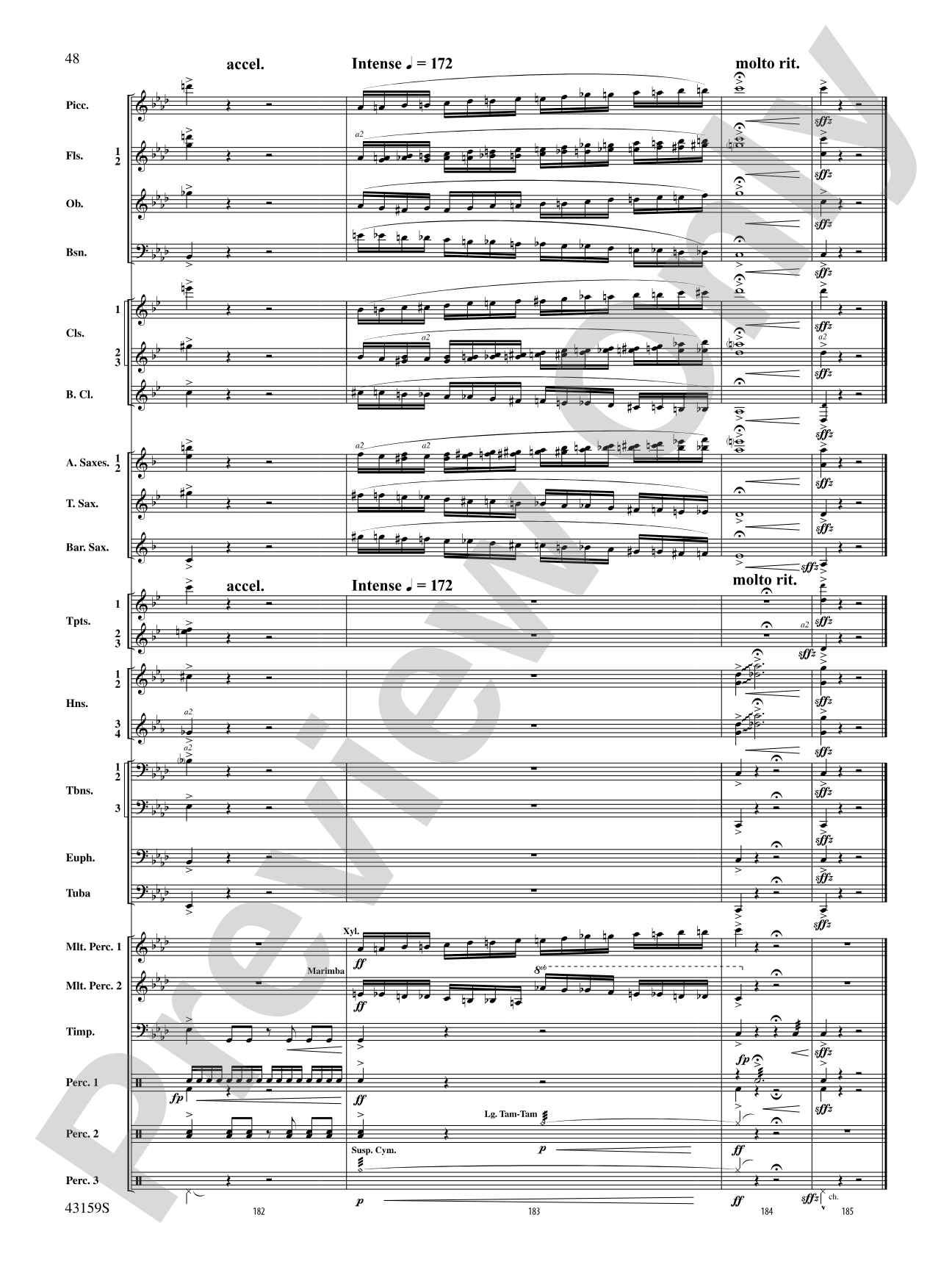 Panopticon Rising: Concert Band Conductor Score & Parts