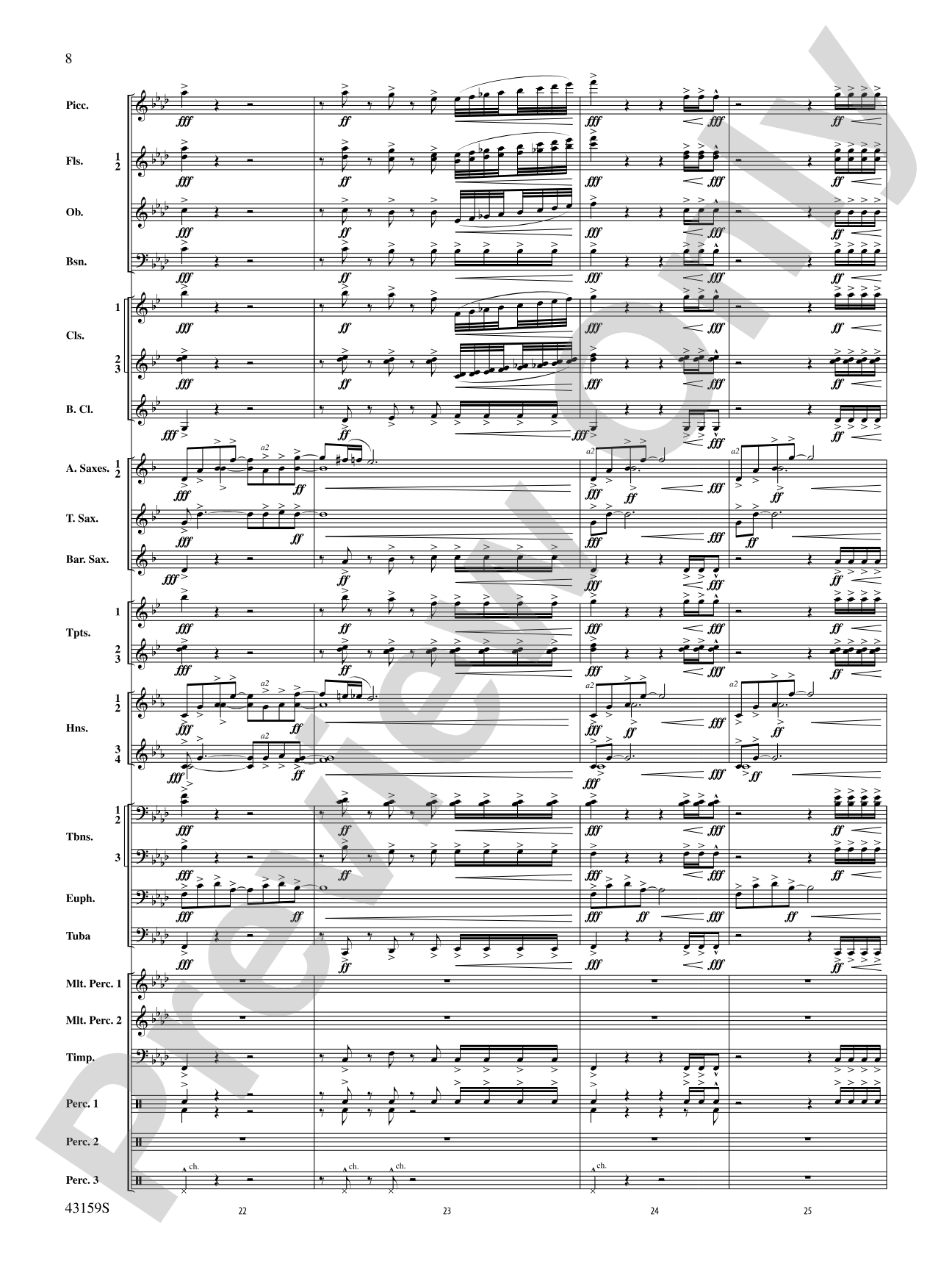 Panopticon Rising: Concert Band Conductor Score & Parts
