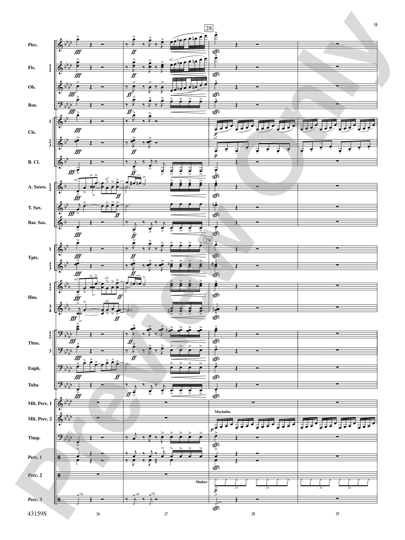 Panopticon Rising: Concert Band Conductor Score & Parts