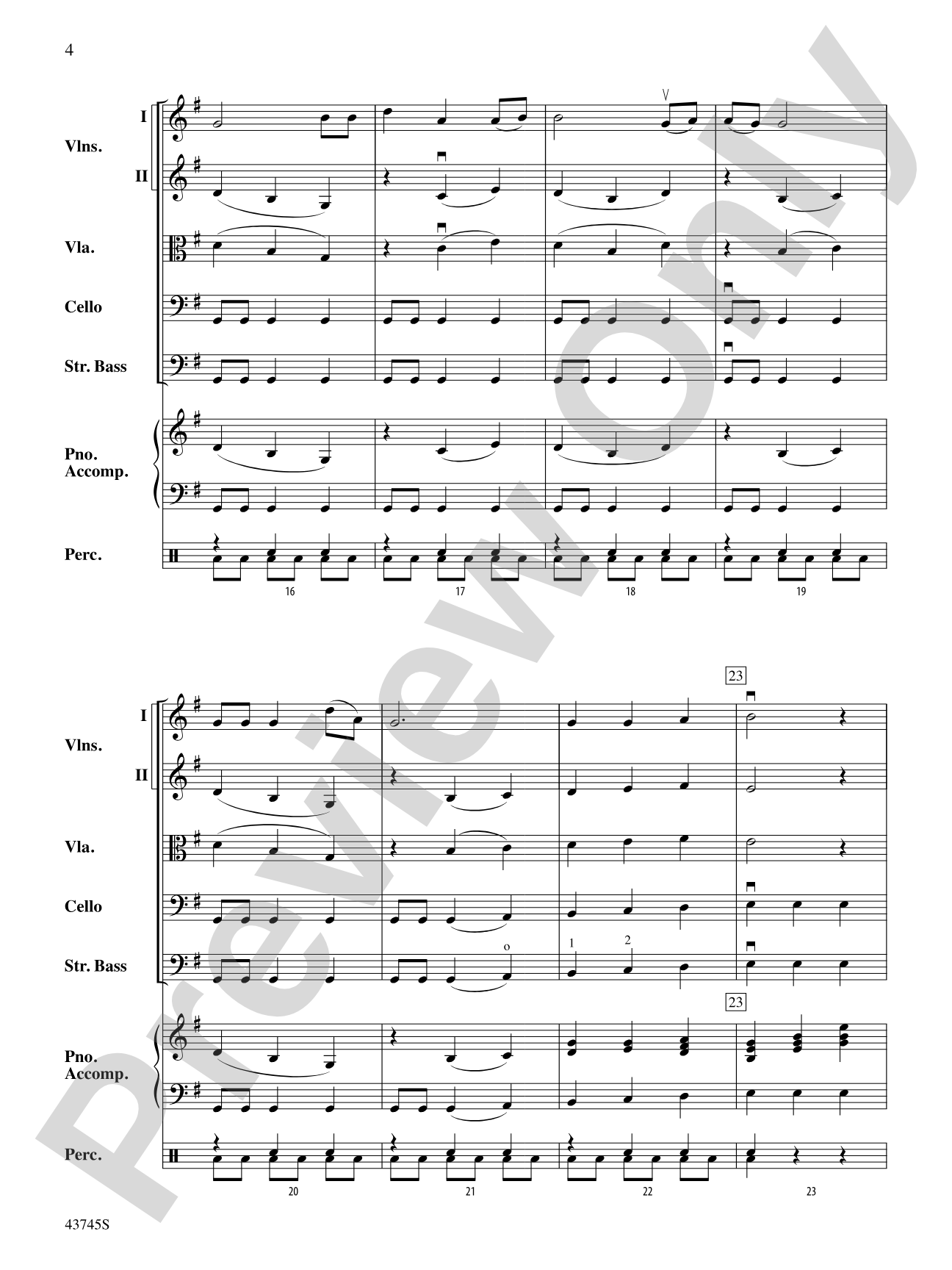 Tribal Voices: String Orchestra Conductor Score & Parts