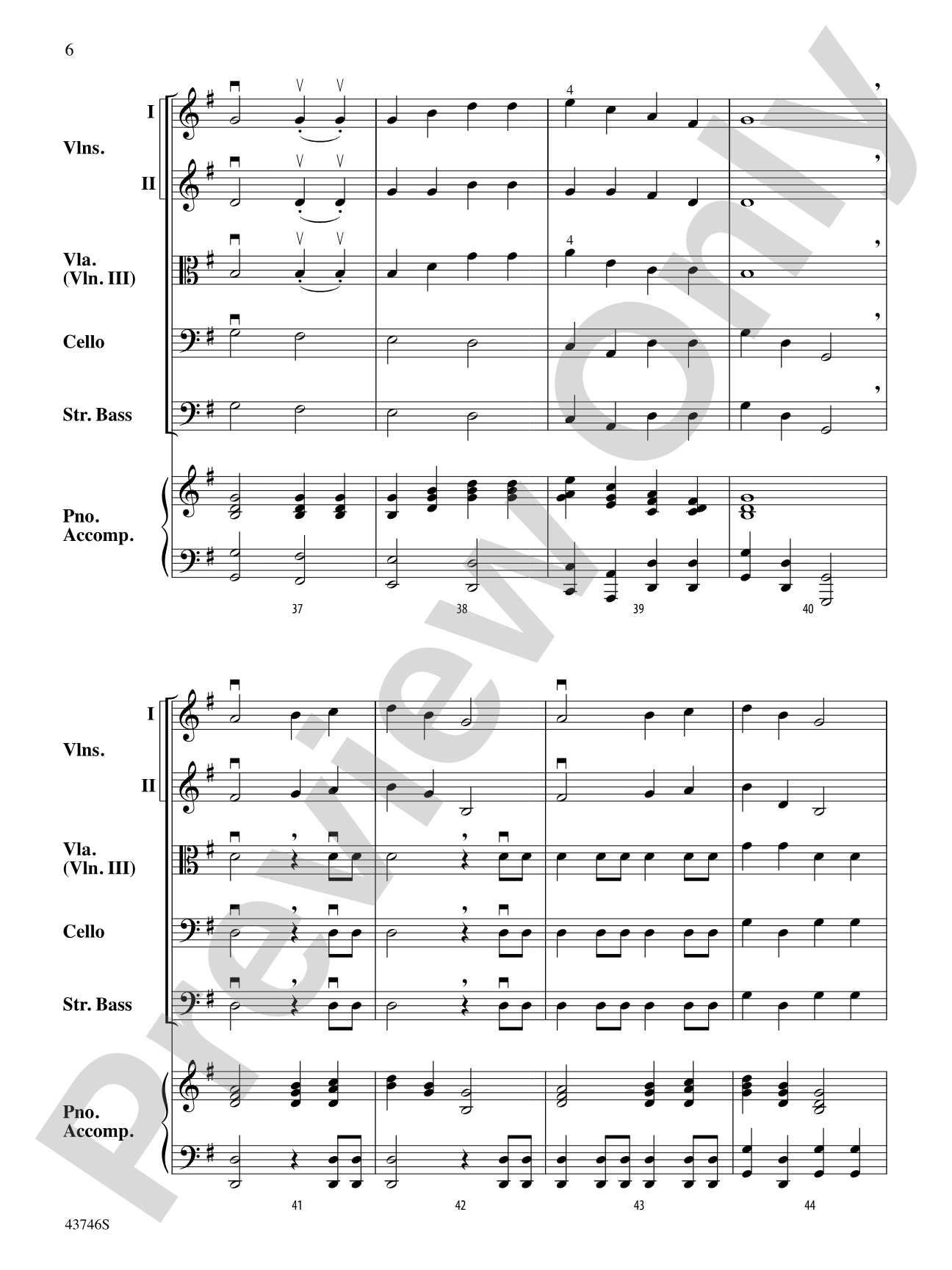 Early One Morning: String Orchestra Conductor Score & Parts