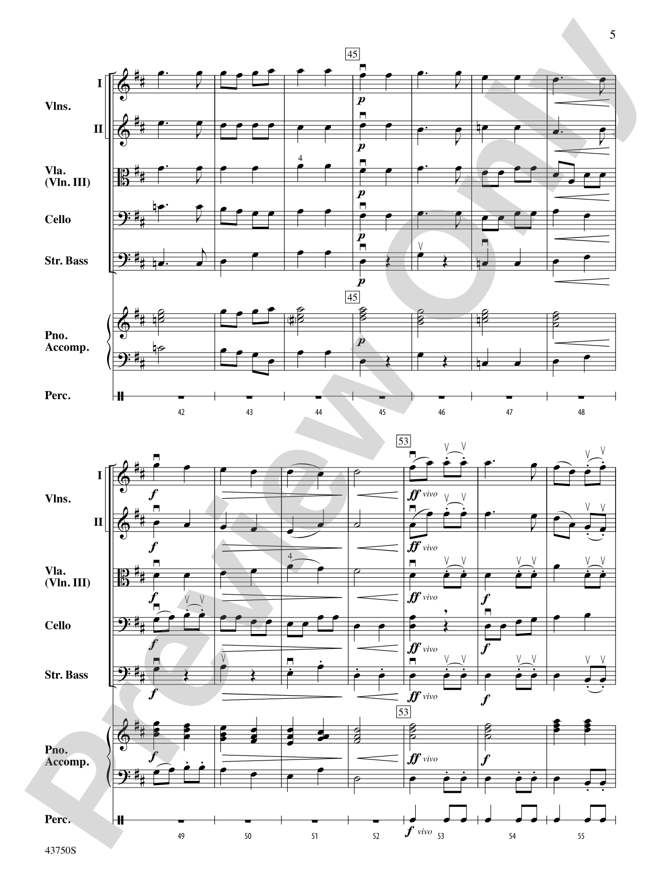 King Henry's Choice: String Orchestra Conductor Score & Parts