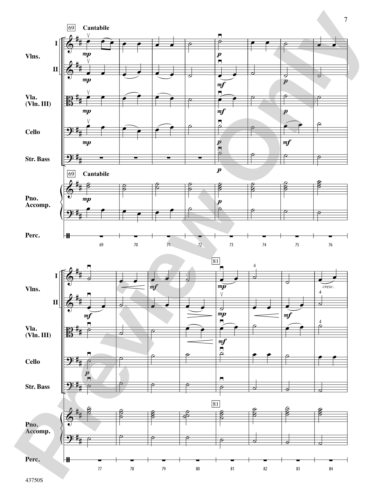 King Henry's Choice: String Orchestra Conductor Score & Parts