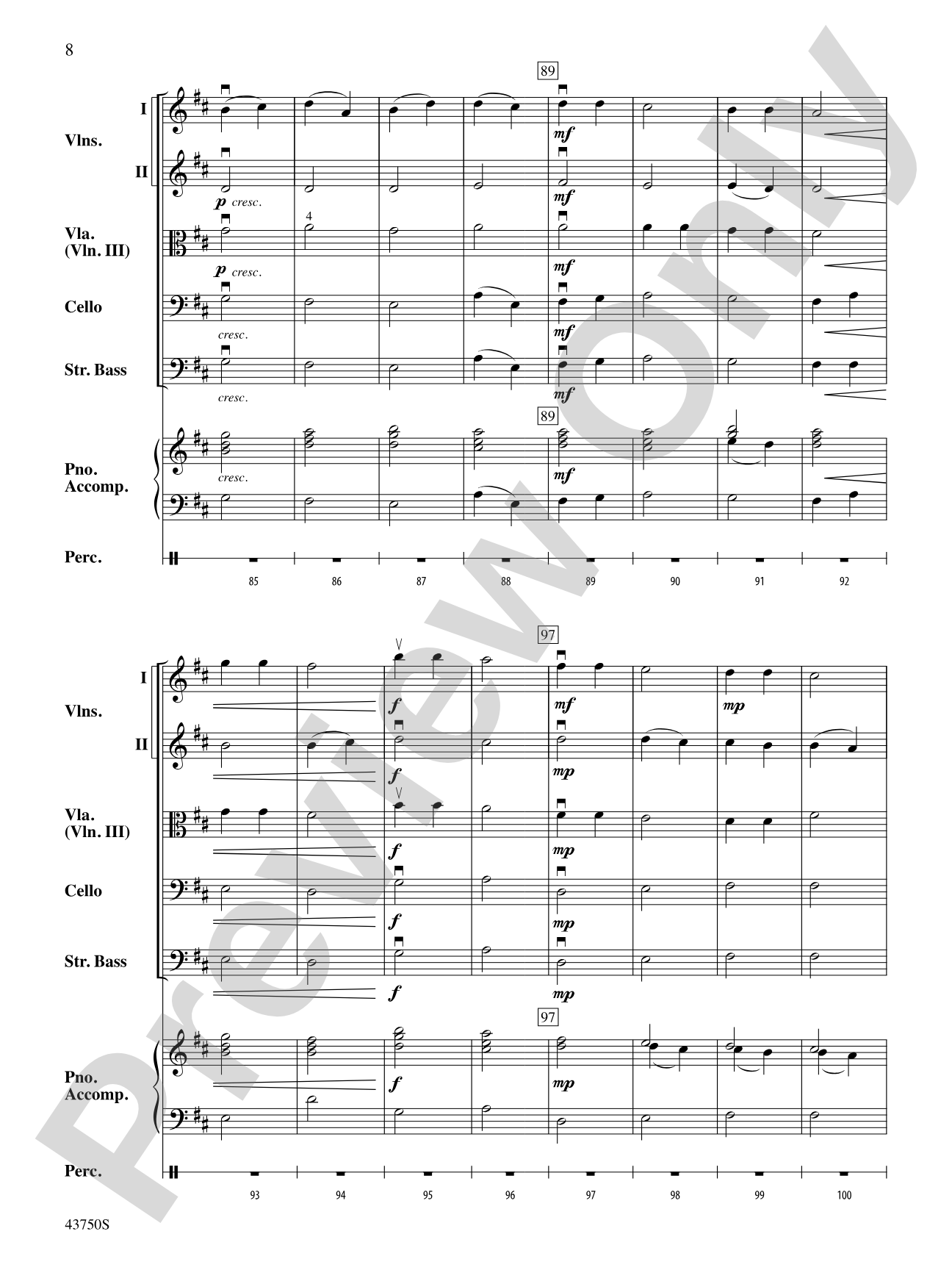King Henry's Choice: String Orchestra Conductor Score & Parts