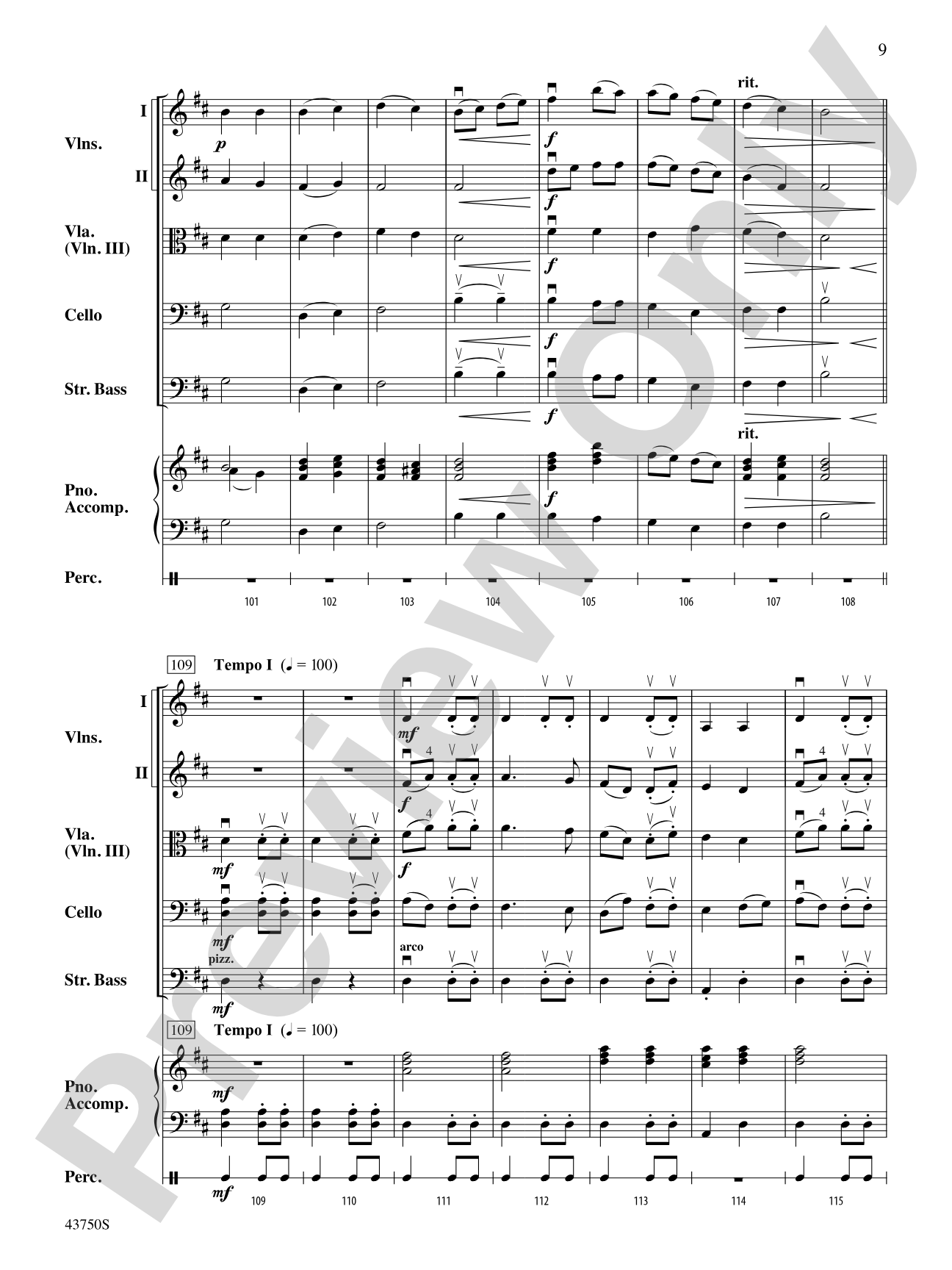 King Henry's Choice: String Orchestra Conductor Score & Parts