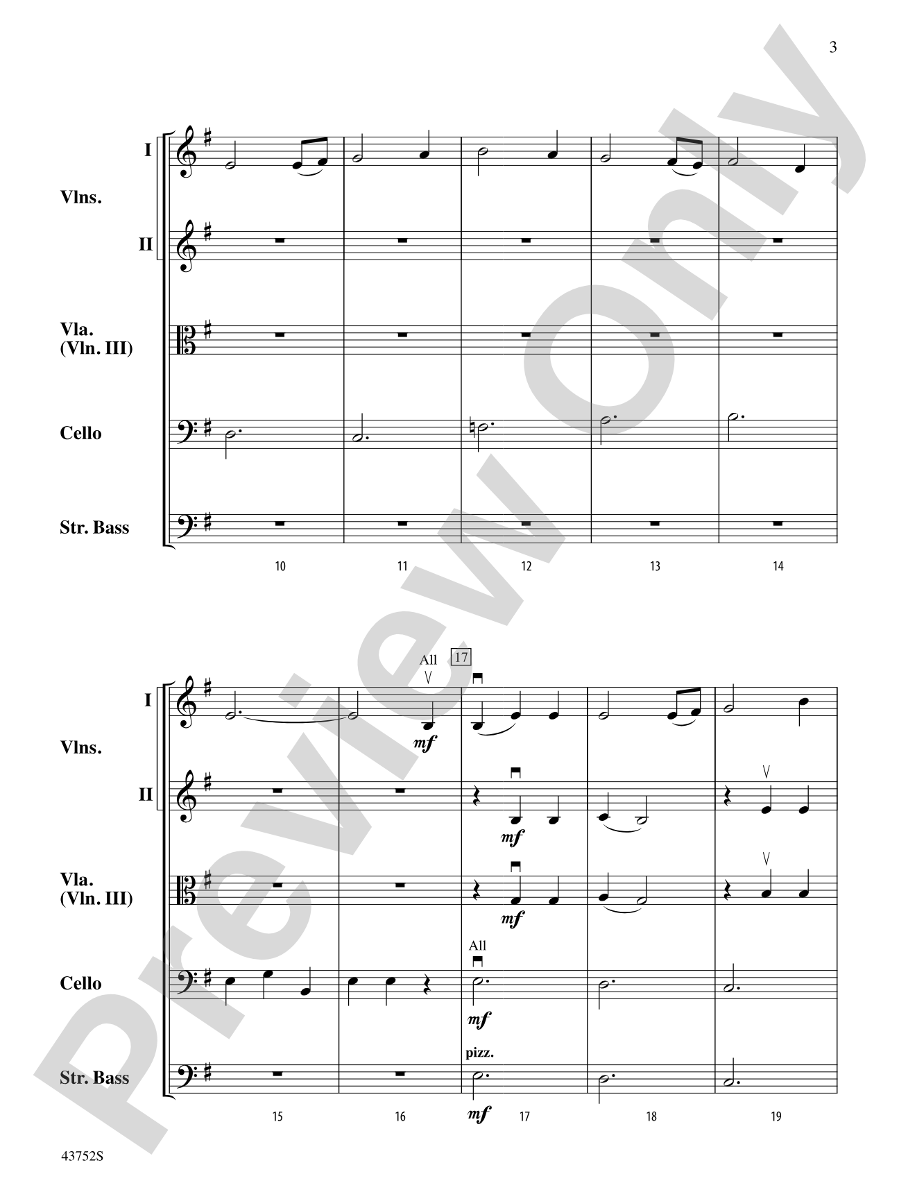 Moonlight Shadows: String Orchestra Conductor Score & Parts