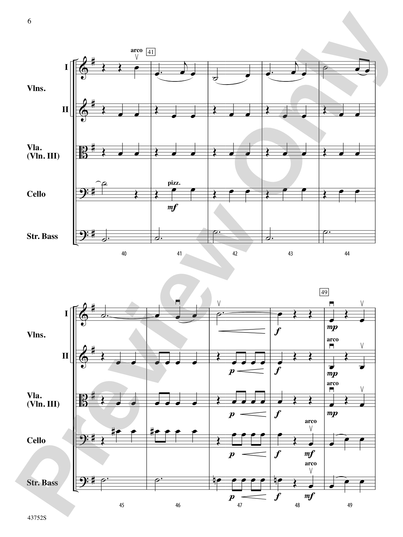 Moonlight Shadows: String Orchestra Conductor Score & Parts