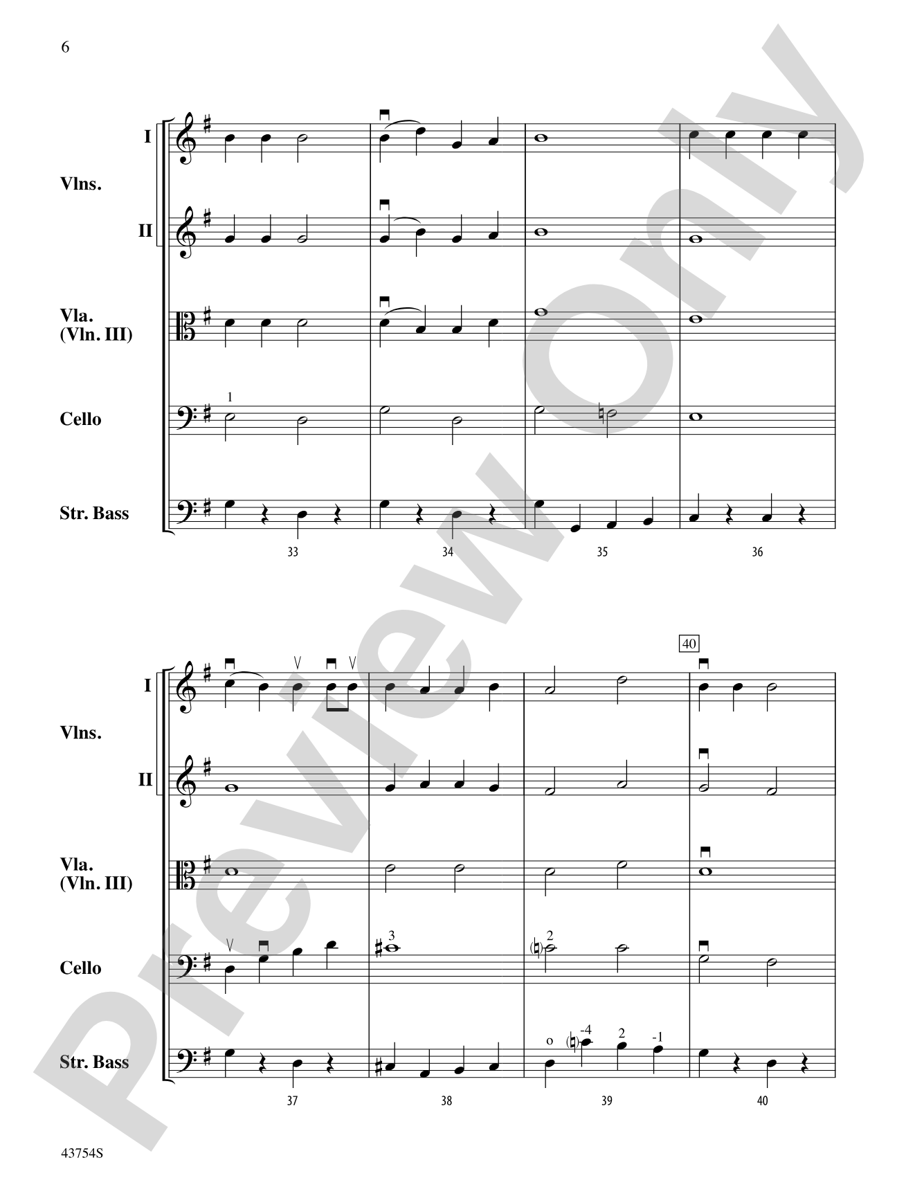 Jingle Bells: String Orchestra Conductor Score & Parts
