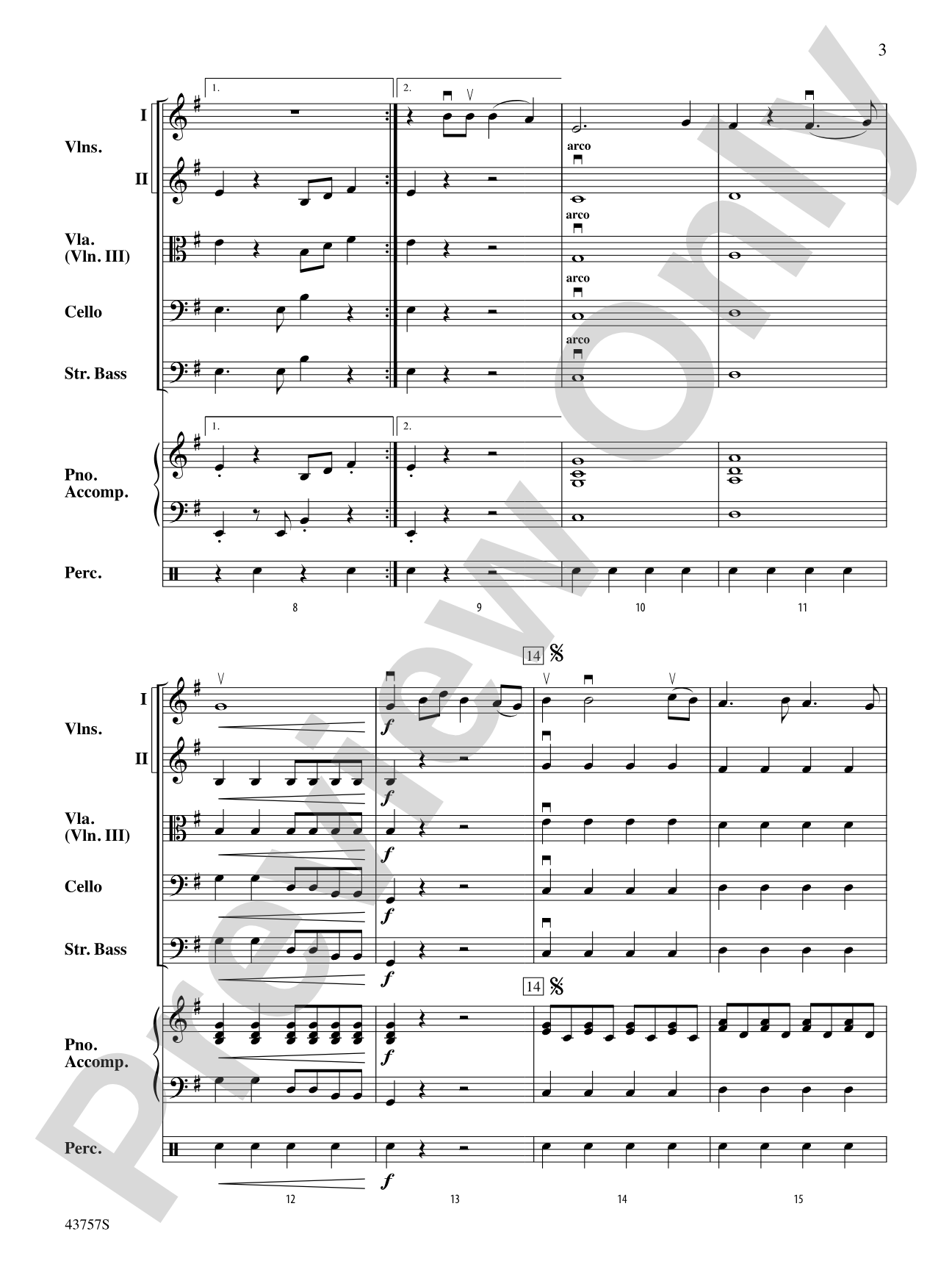 Still Into You: String Orchestra Conductor Score & Parts