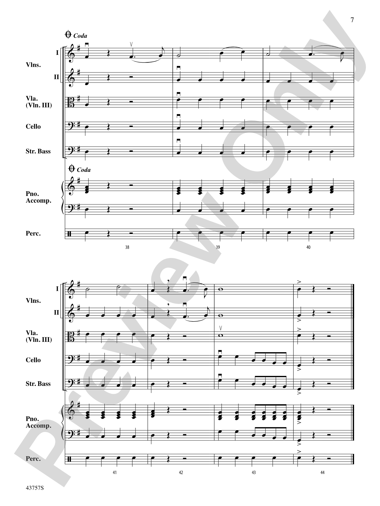 Still Into You: String Orchestra Conductor Score & Parts