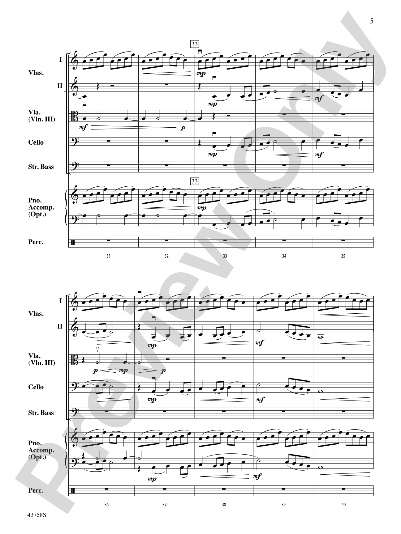 Creepers in the Castle: String Orchestra Conductor Score & Parts