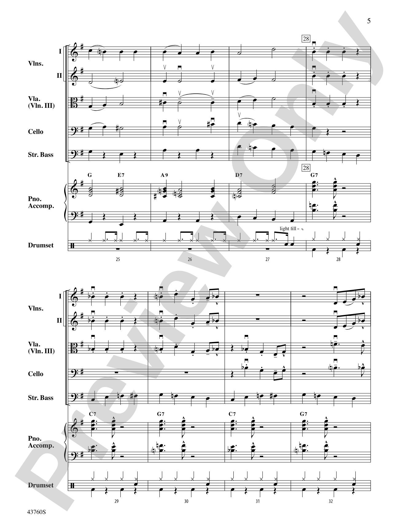 Jingle All the Way: String Orchestra Conductor Score & Parts