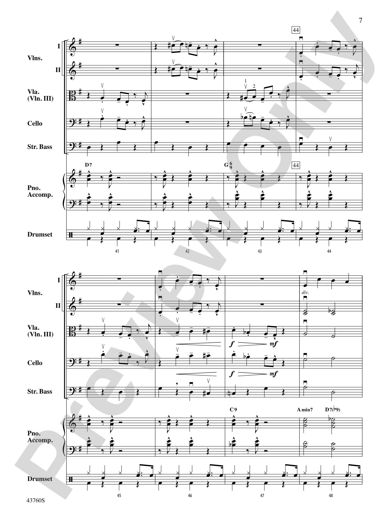 Jingle All the Way: String Orchestra Conductor Score & Parts