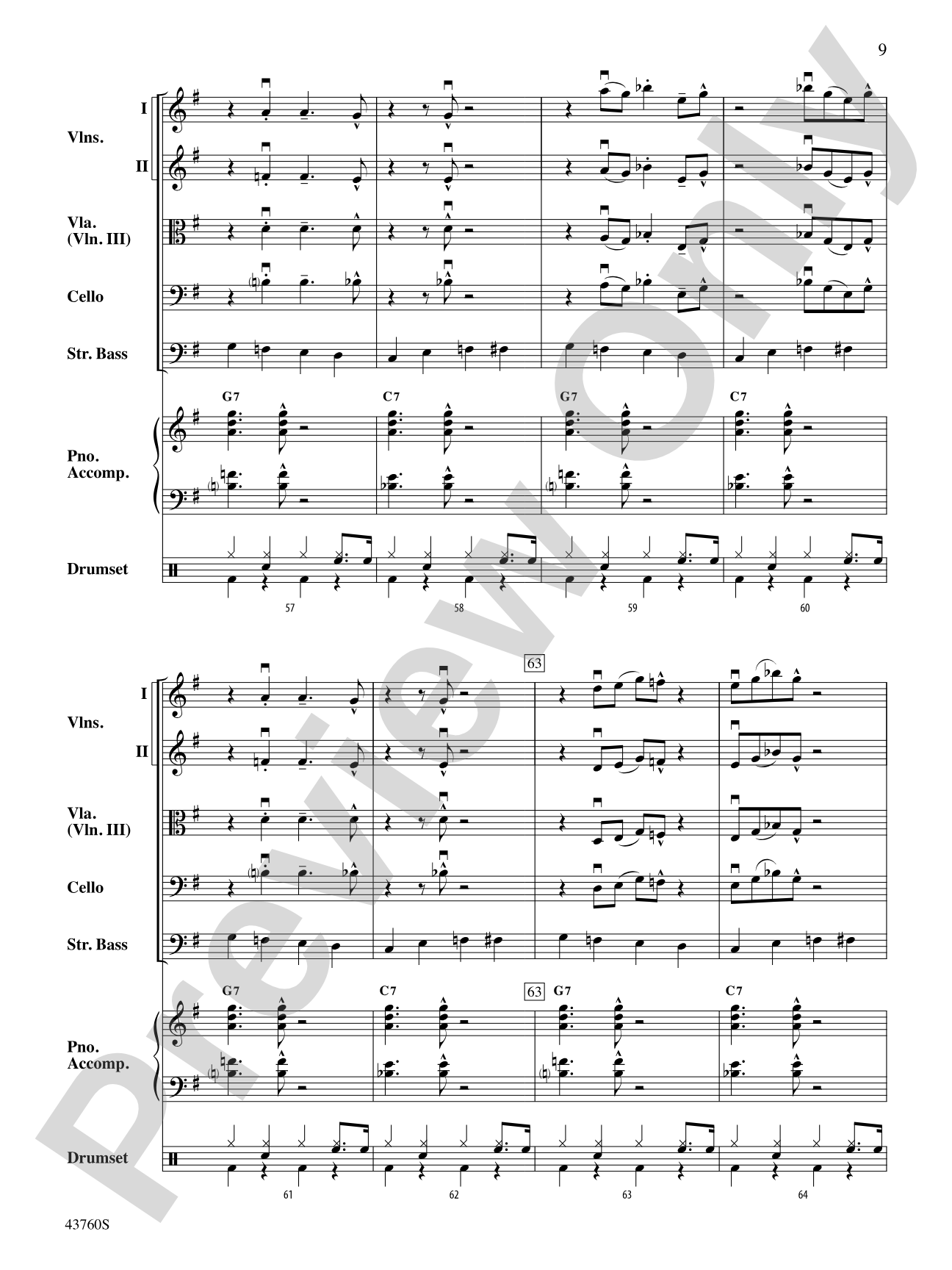 Jingle All the Way: String Orchestra Conductor Score & Parts