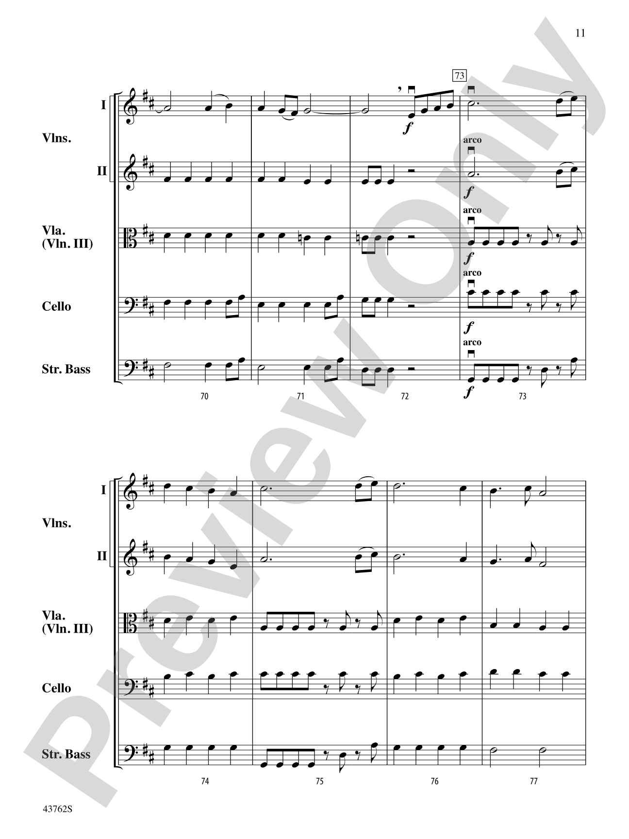 Danza Estate: String Orchestra Conductor Score & Parts