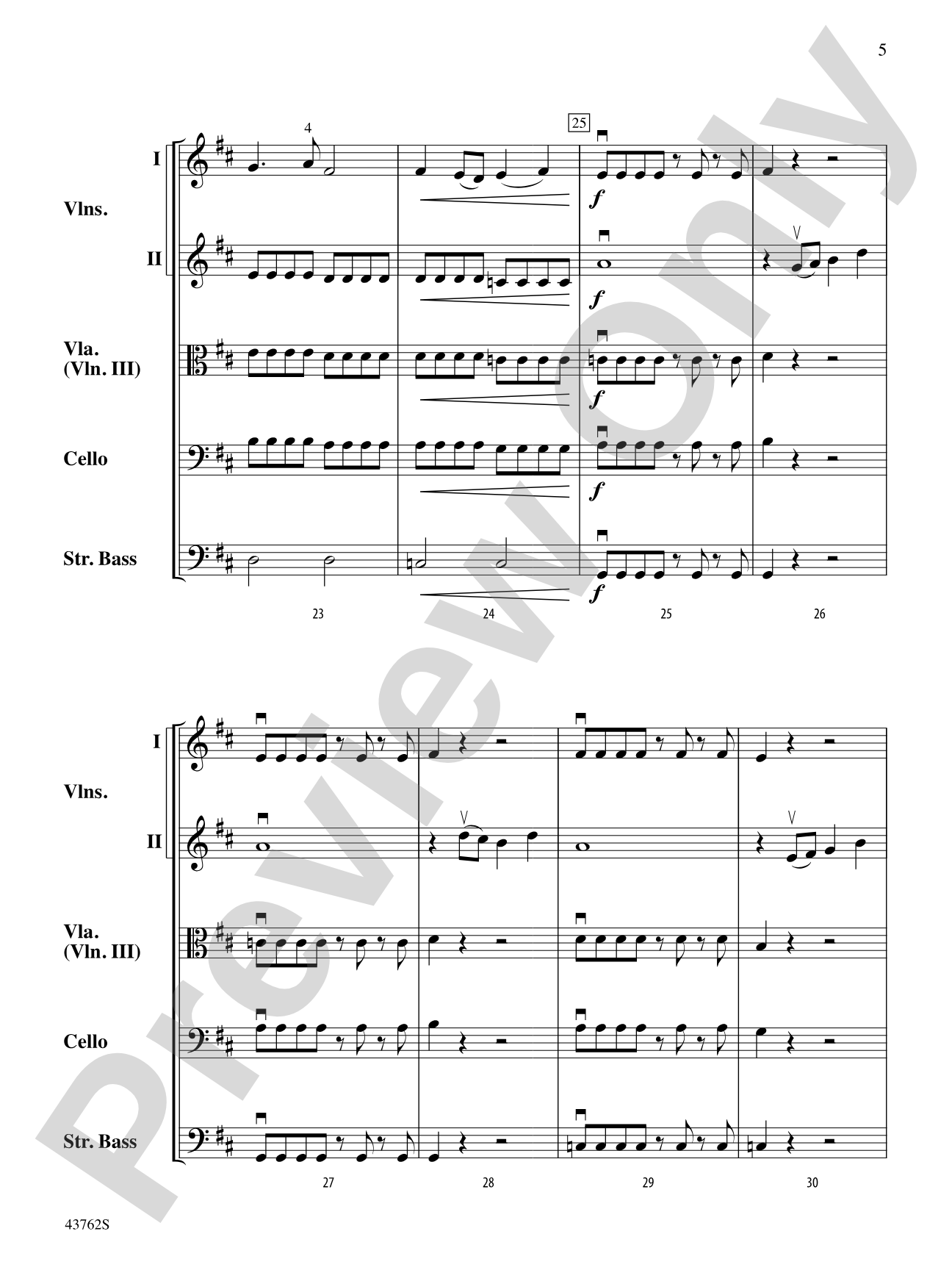 Danza Estate: String Orchestra Conductor Score & Parts
