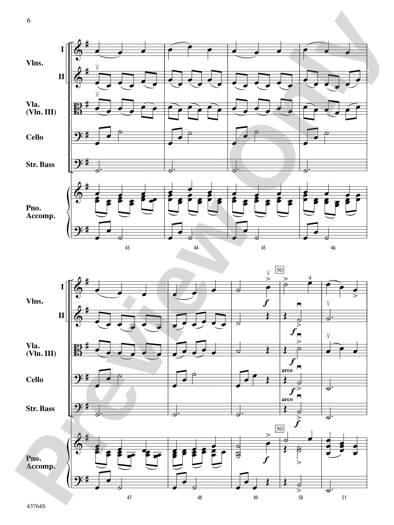 Scottish Folk Song: String Orchestra Conductor Score & Parts